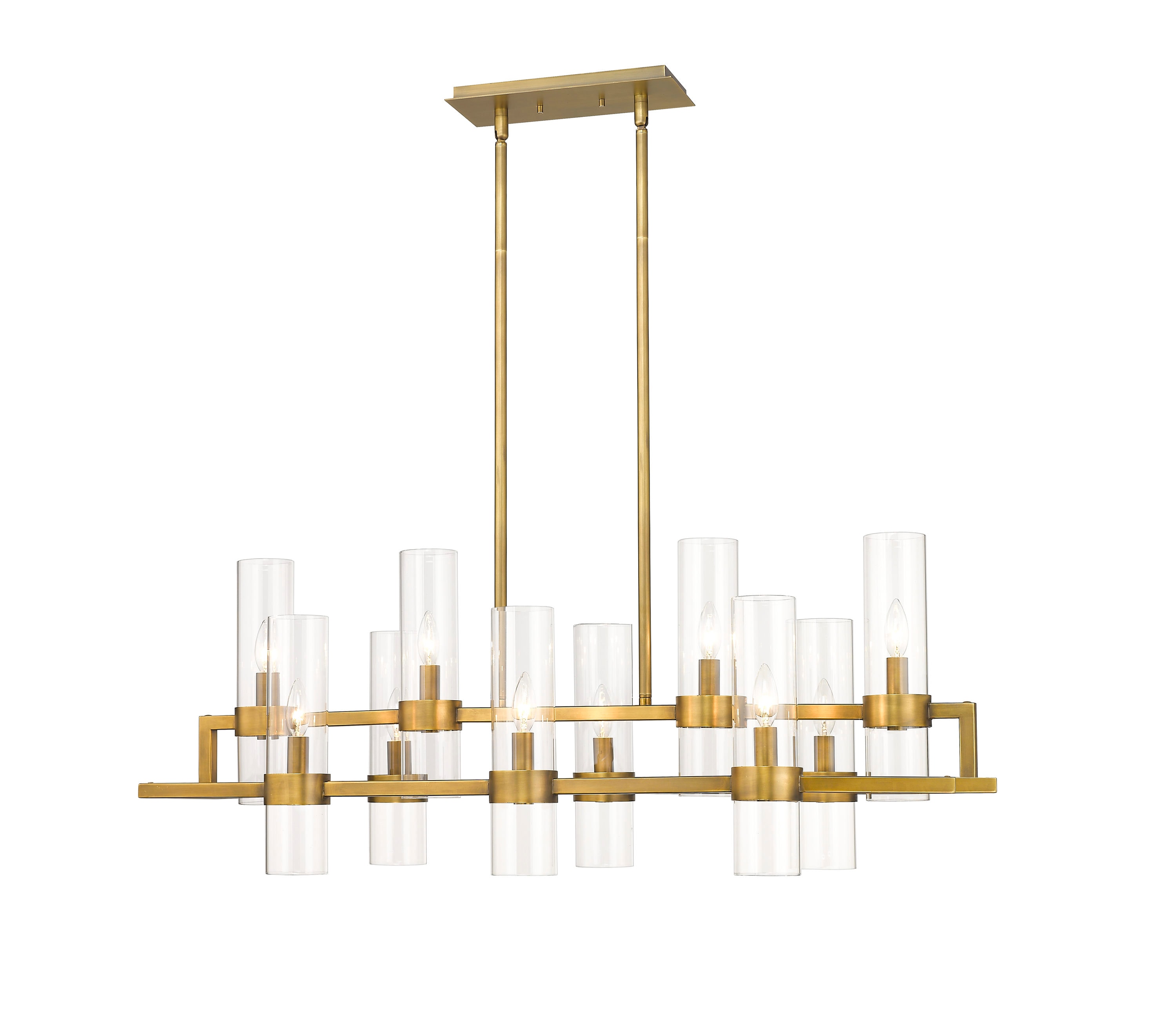 Z-Lite Datus Rubbed Brass Incandescent Candelabra Base (e-12) Pool ...