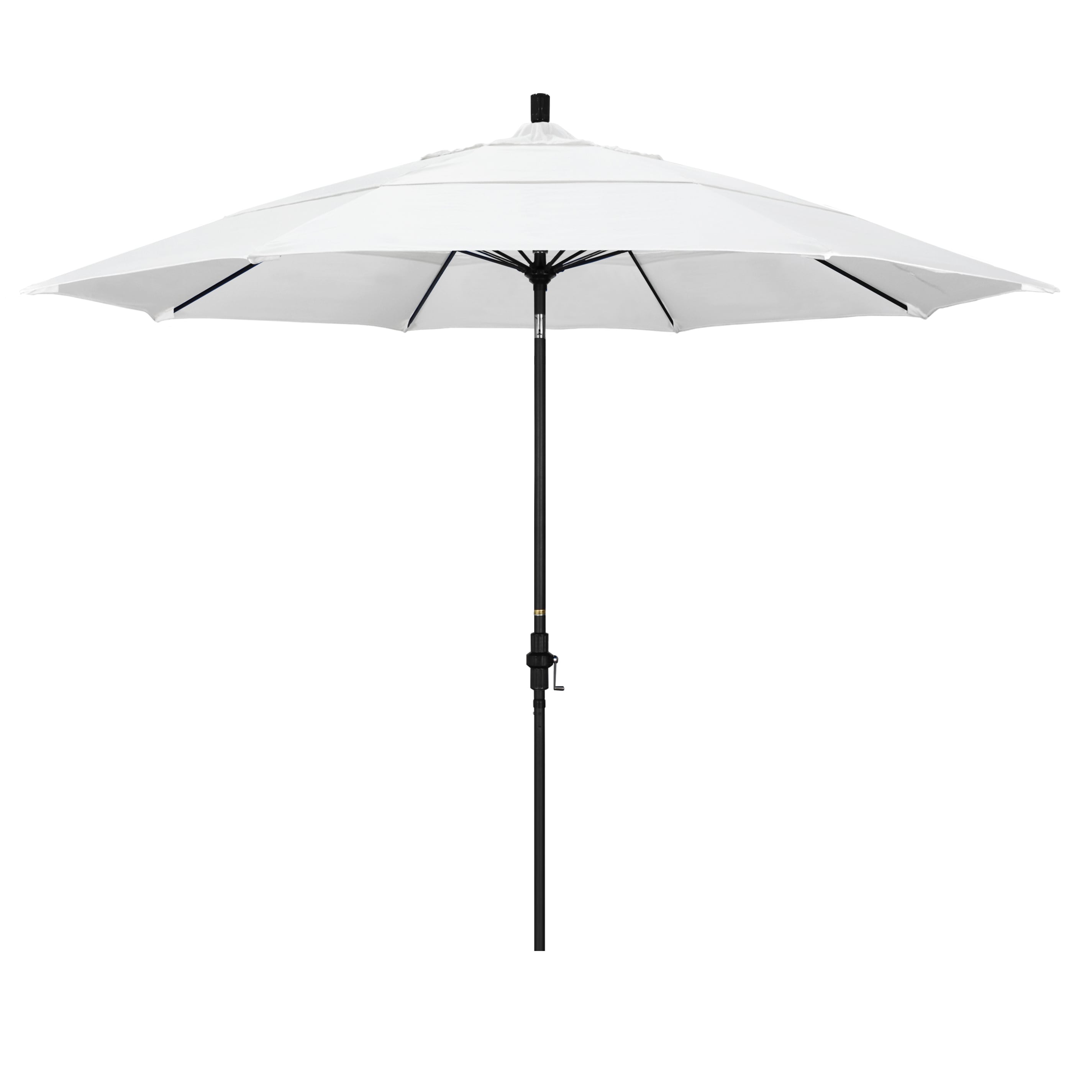 California Umbrella 11-ft Aluminum Auto-tilt Market Patio Umbrella with ...