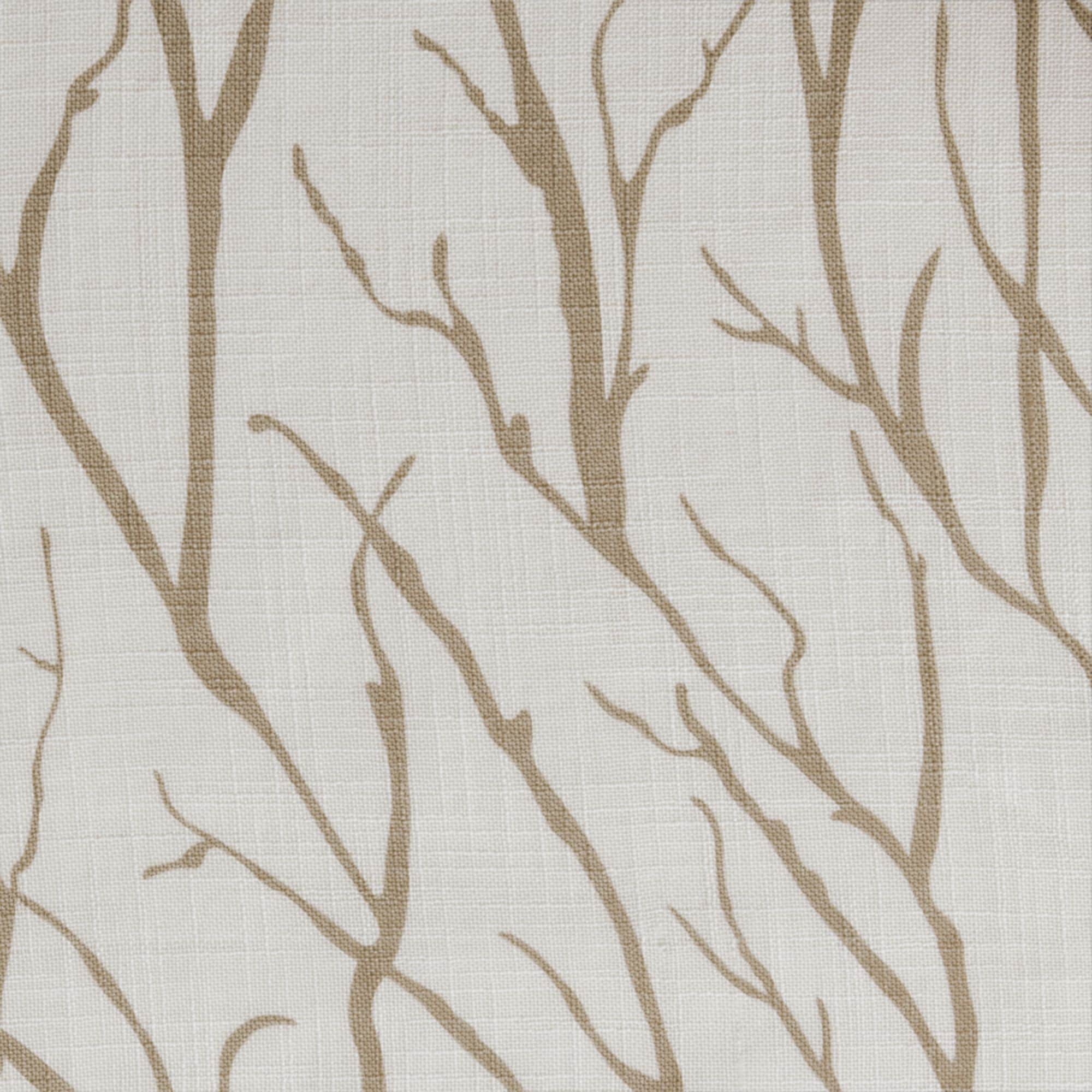 Oakdale Taupe Light-Filtering Polyester Linen Grommet Curtains, 54"x96"