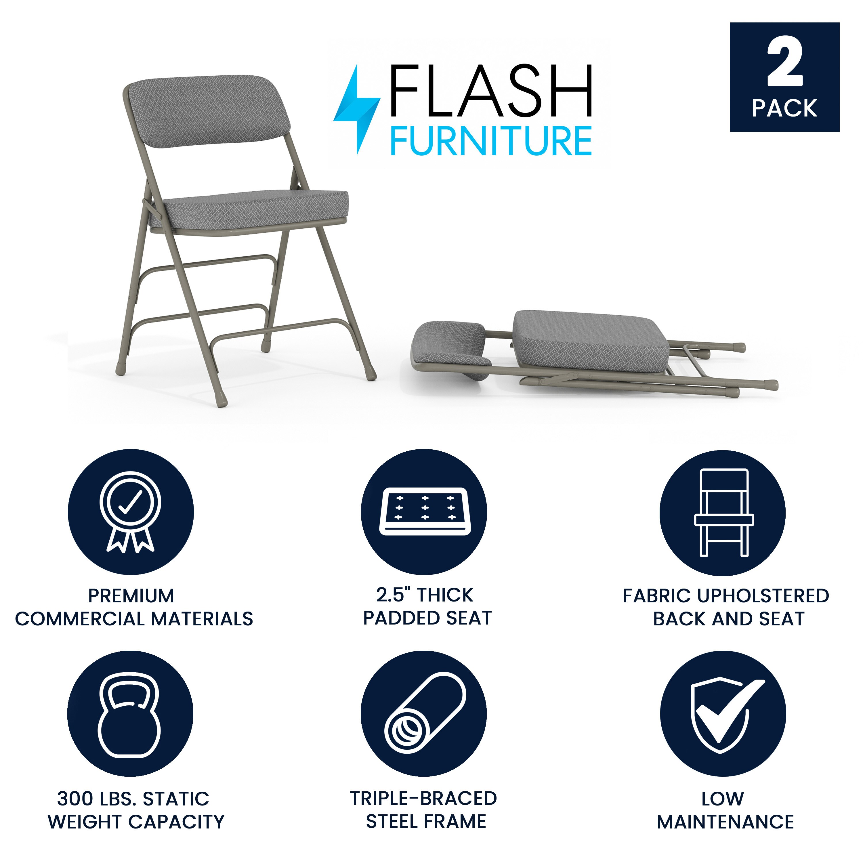 Flash Furniture 847254056786 Folding-Chairs - View #2