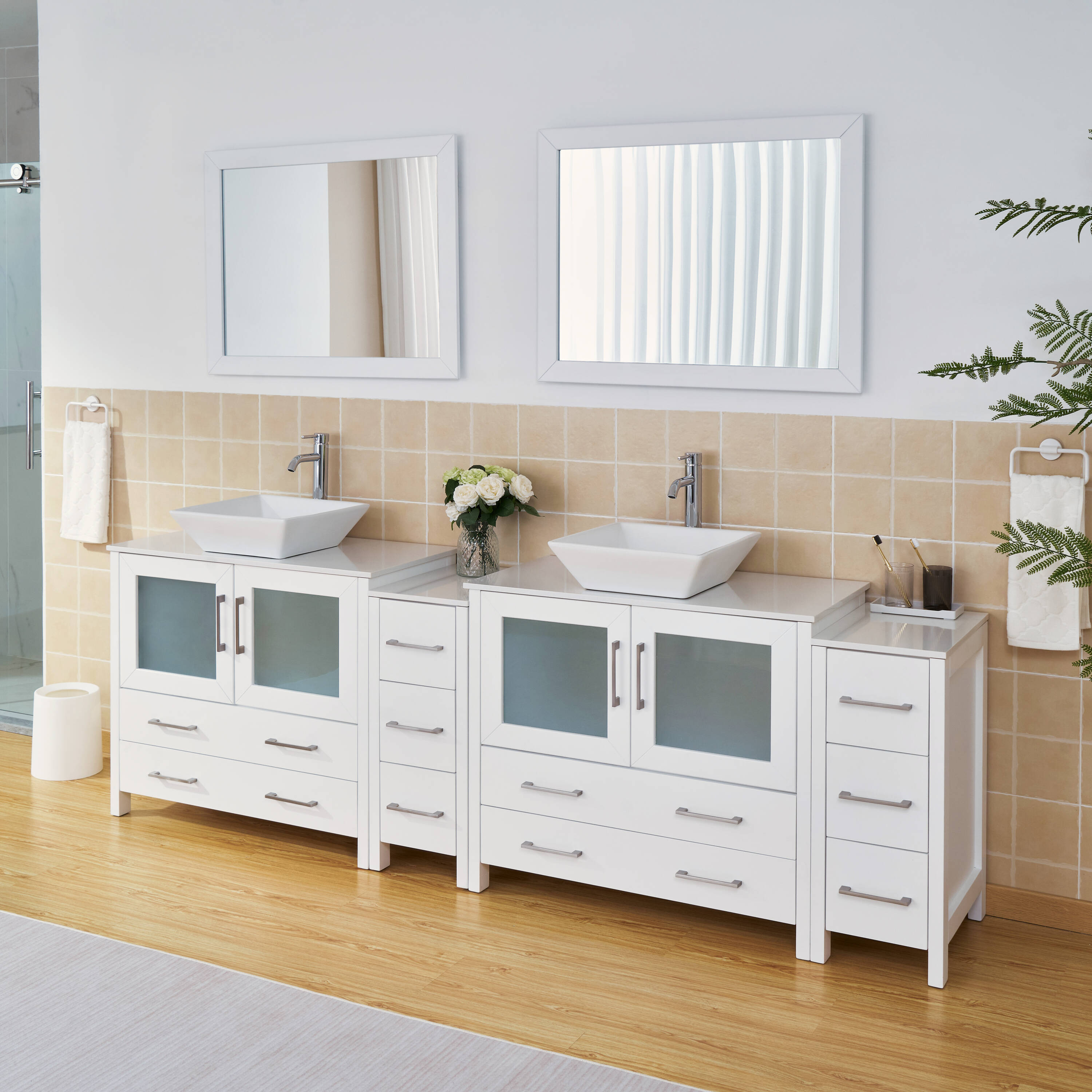 Vanity Art VA3136-96W Bath-Vanity-Combo - View #8