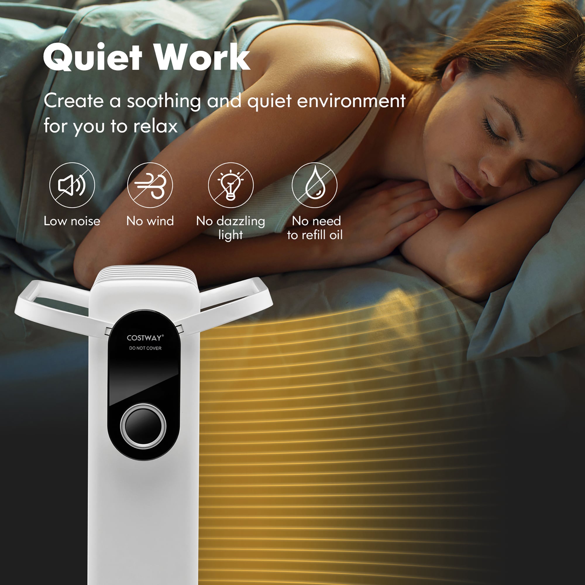Goplus ES10201US-WH Portable-Electric-Heat - View #4