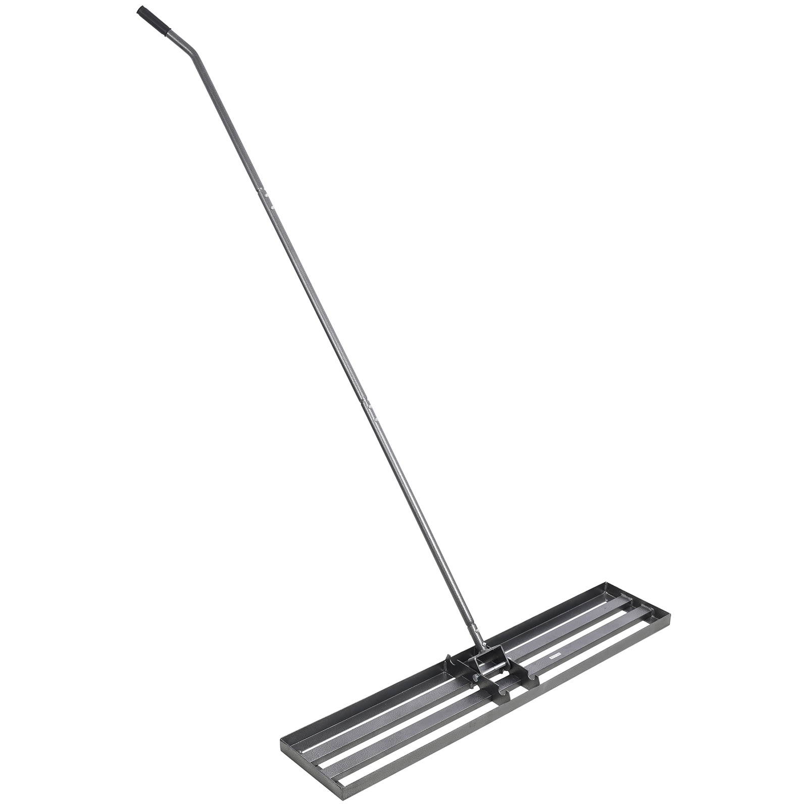 Tatayosi Lawn Leveling Rake 48 x 10 Inches lawn Leveling Tool Heavy Duty Effort Saving Lawn Level Tool 7FT Steel Handle Lawn Leveler for Yard Garden Golf Course Ease Level Soil Sand Dirt Surfaces and Fertilizer