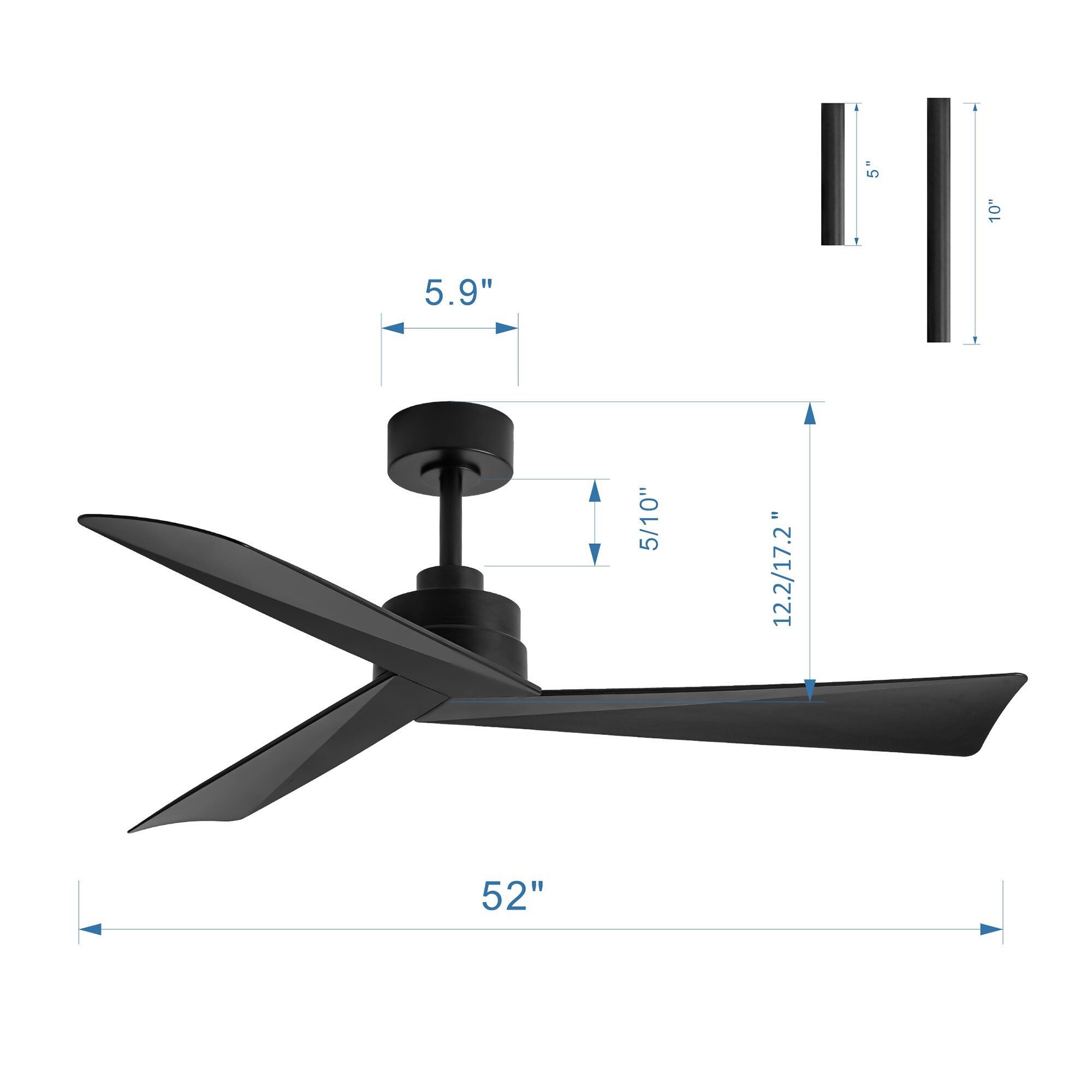 Breezary 30015-AB-NL Ceiling-Fans - View #9