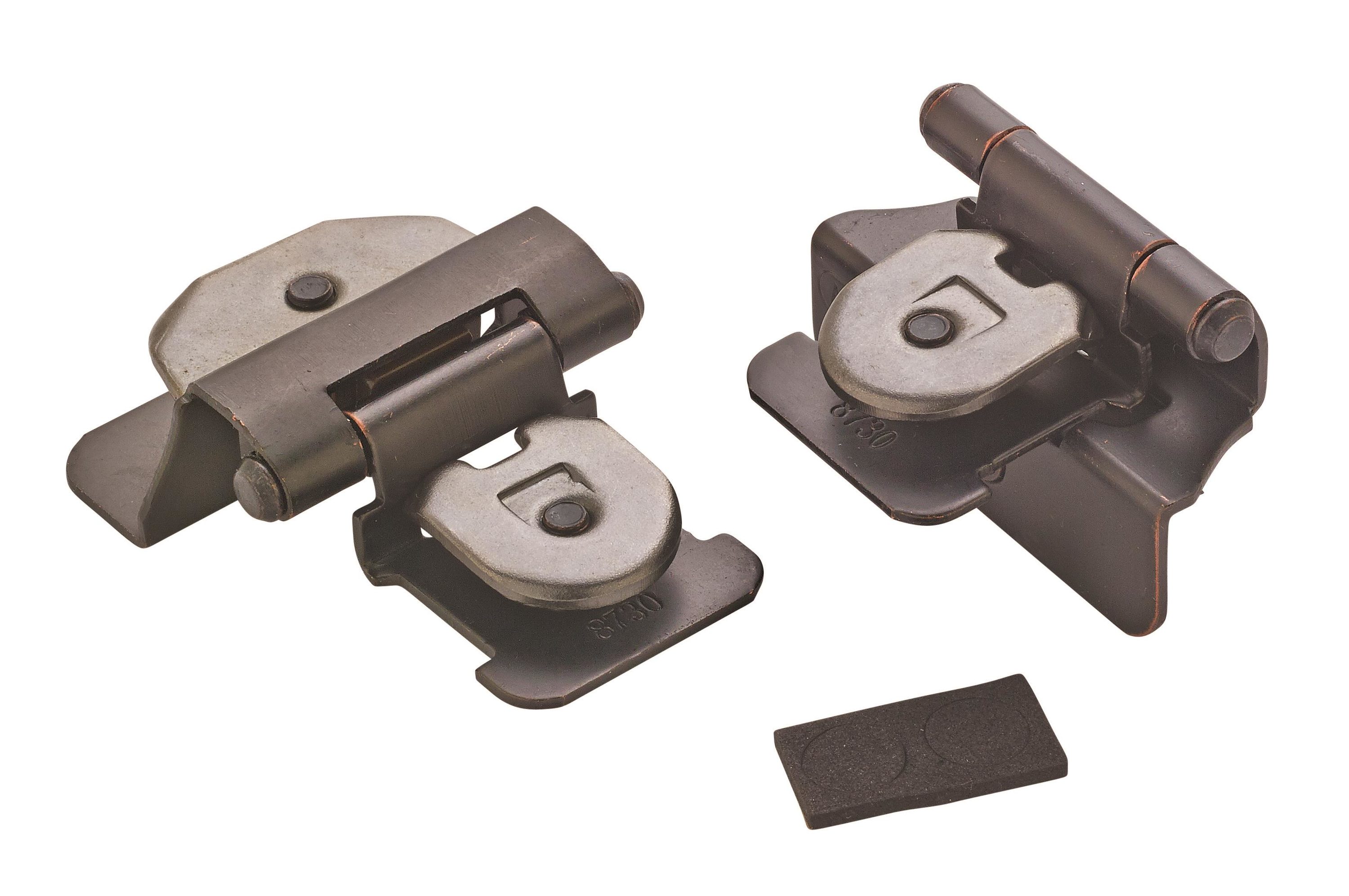 Amerock BPR8701ORB 105.0-Degree 3/4-in Overlay Lift-off Surface Oil-Rubbed Bronze Cabinet Hinge , 1 Pairs ( 2 -Pieces)