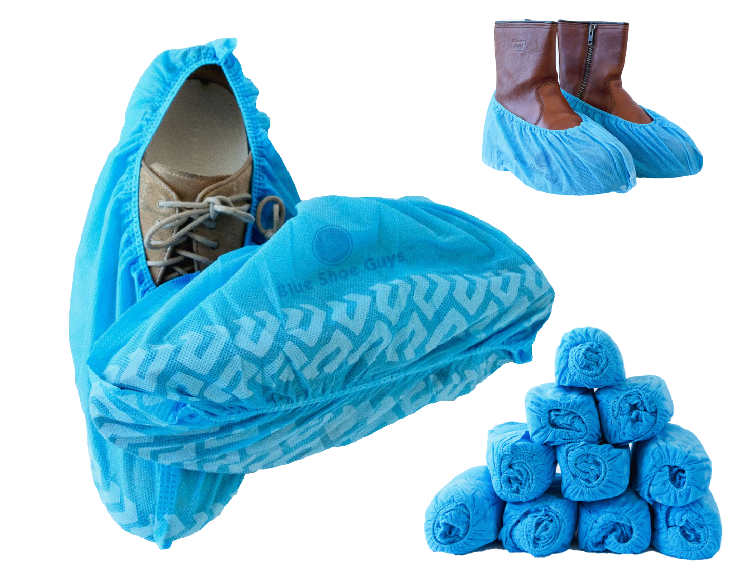 100/200X Shoe Covers Disposable Waterproof Slip Resistant Non-Slip Protectors US 