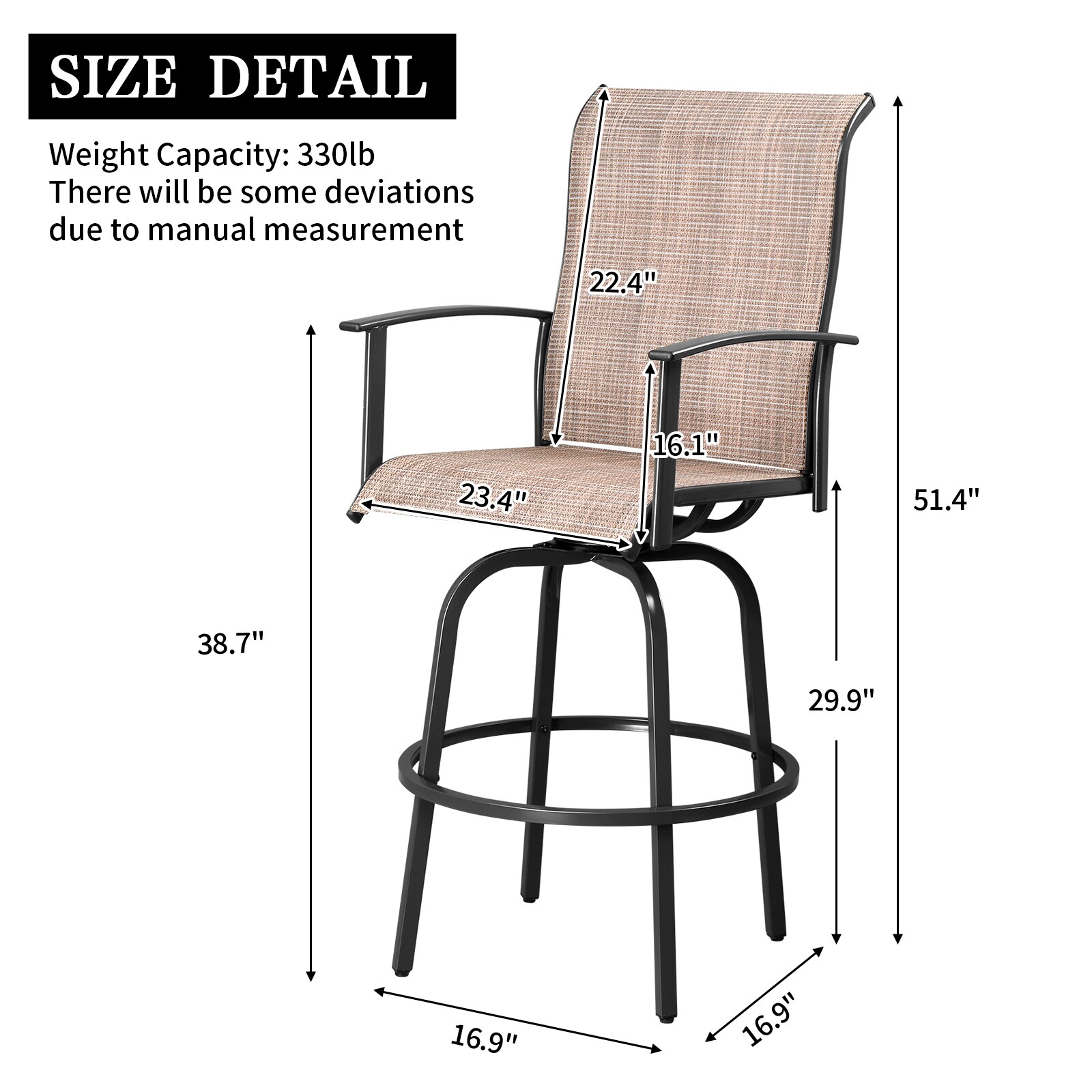 Winado LO1G56000869 Patio-Chairs - View #2