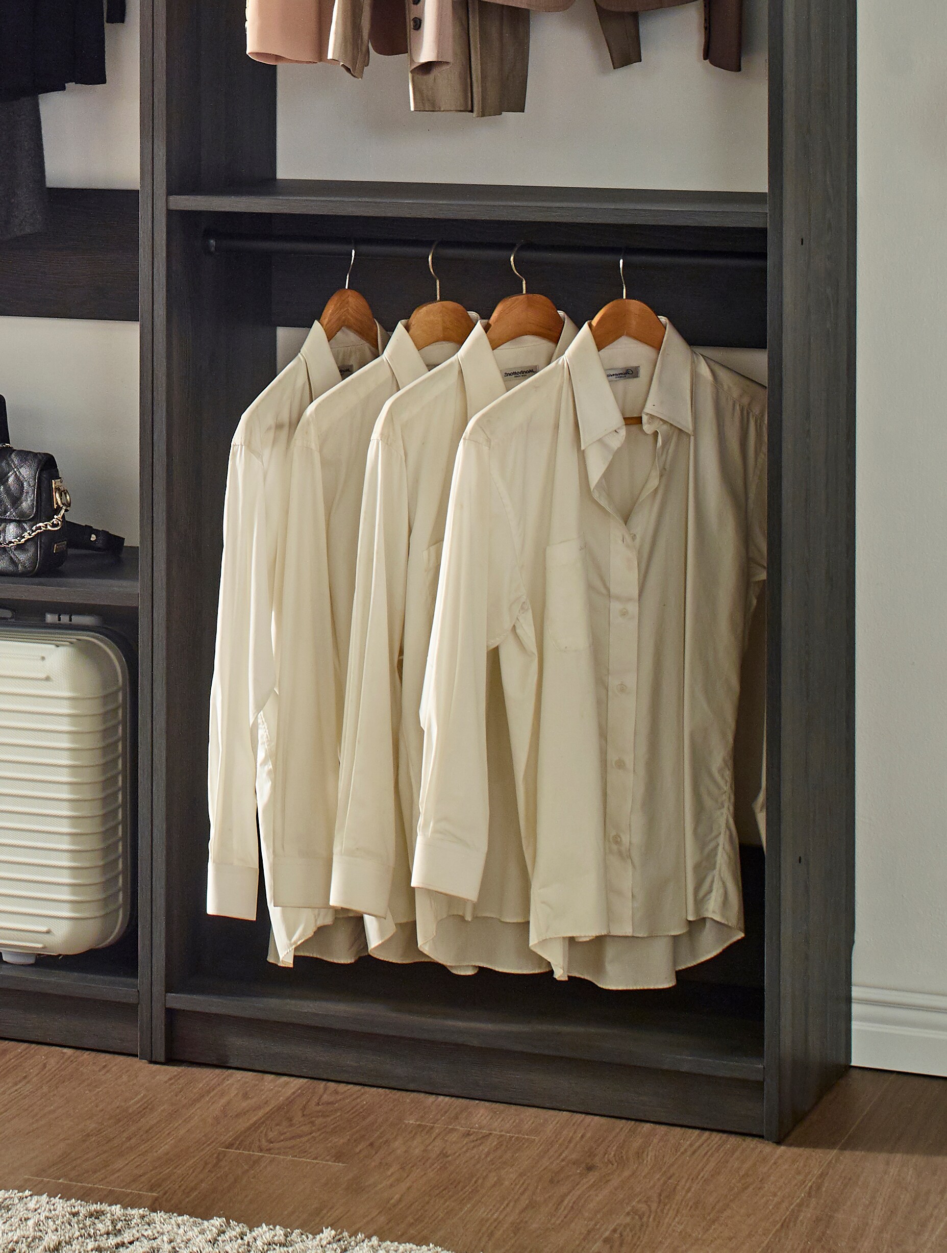 Klair Living PROSPER-ECBA BLK Wood-Closet-Kits - View #9