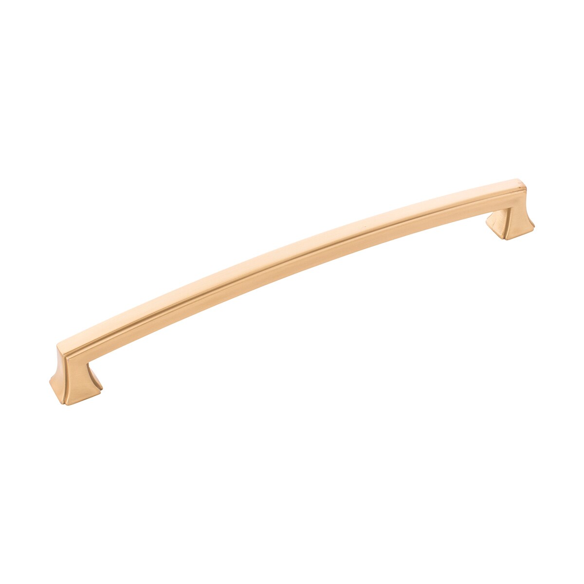Hickory Hardware P3237-BGB Bridges 8-13/16-in , 224mm Center to Center Brushed Golden Brass Rectangular Handle