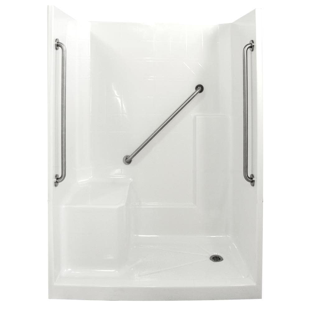 Ella's Bubbles Acrylic Shower Wall Surrounds at Lowes.com