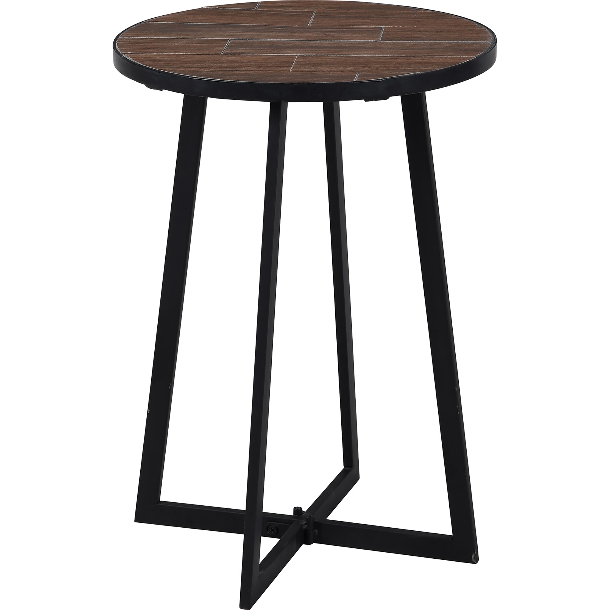 FirsTime Round Outdoor End Table 16-in W x 16-in L in the Patio Tables ...