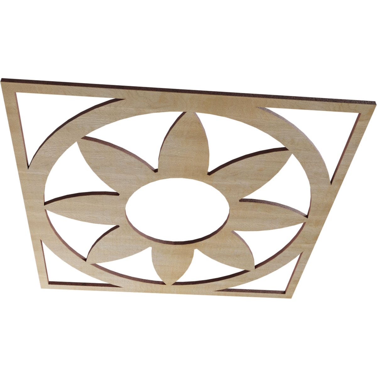 Ekena Millwork CMWP16X16X0250BLHI Ceiling-Medallions - View #2