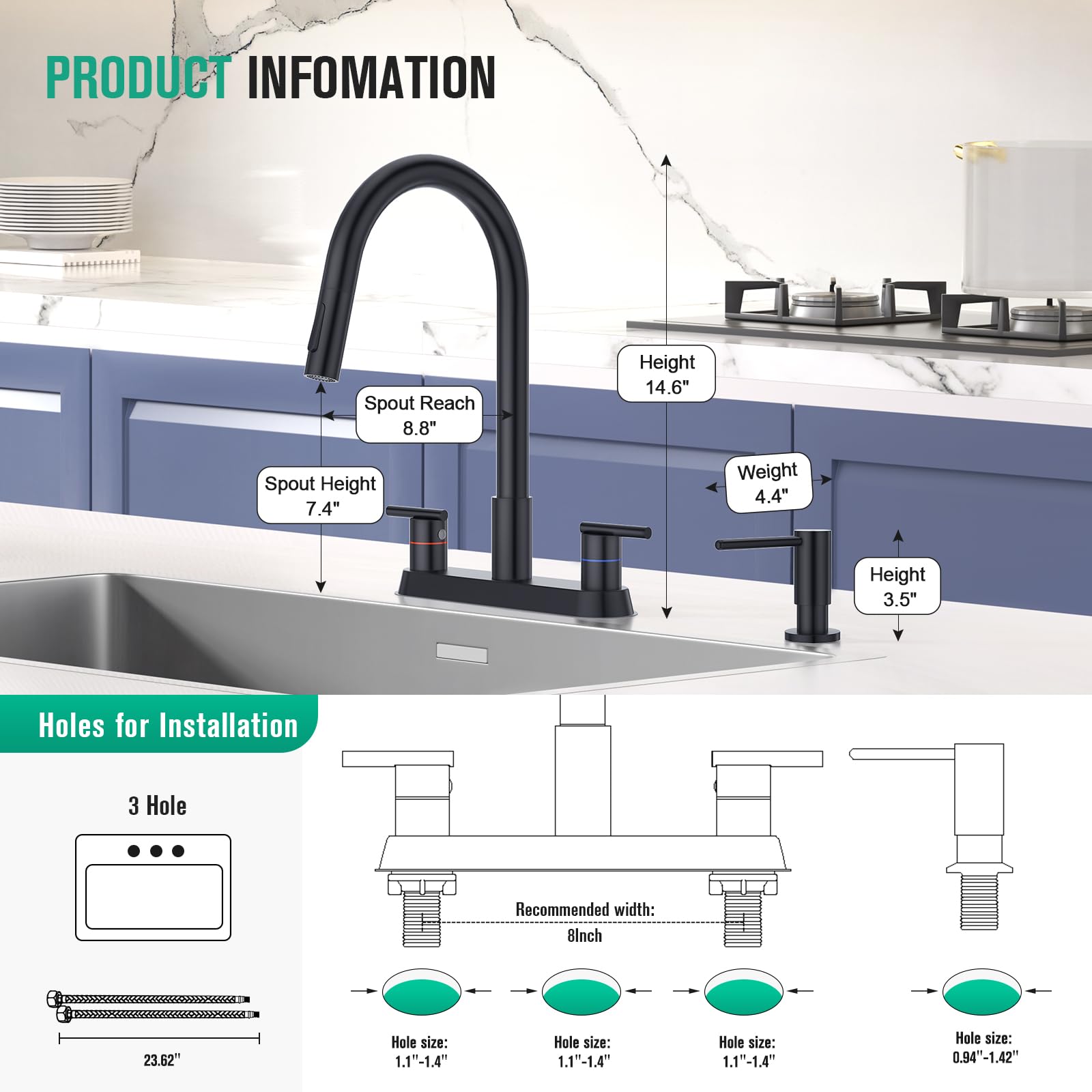 Vrbgify LVG0821V329 Kitchen-Faucets - View #6