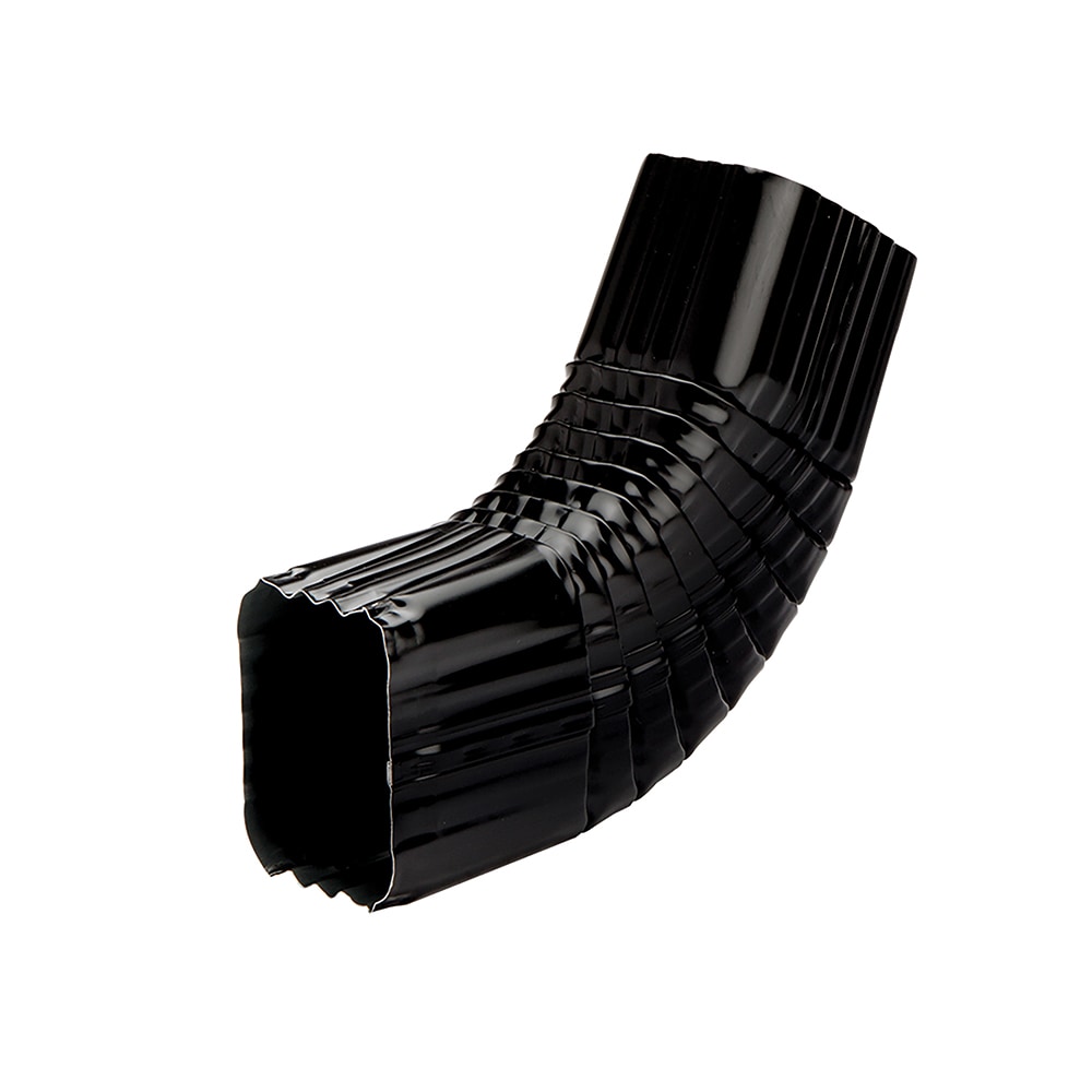 Downspout side elbow Black Downspouts & Components at Lowes.com