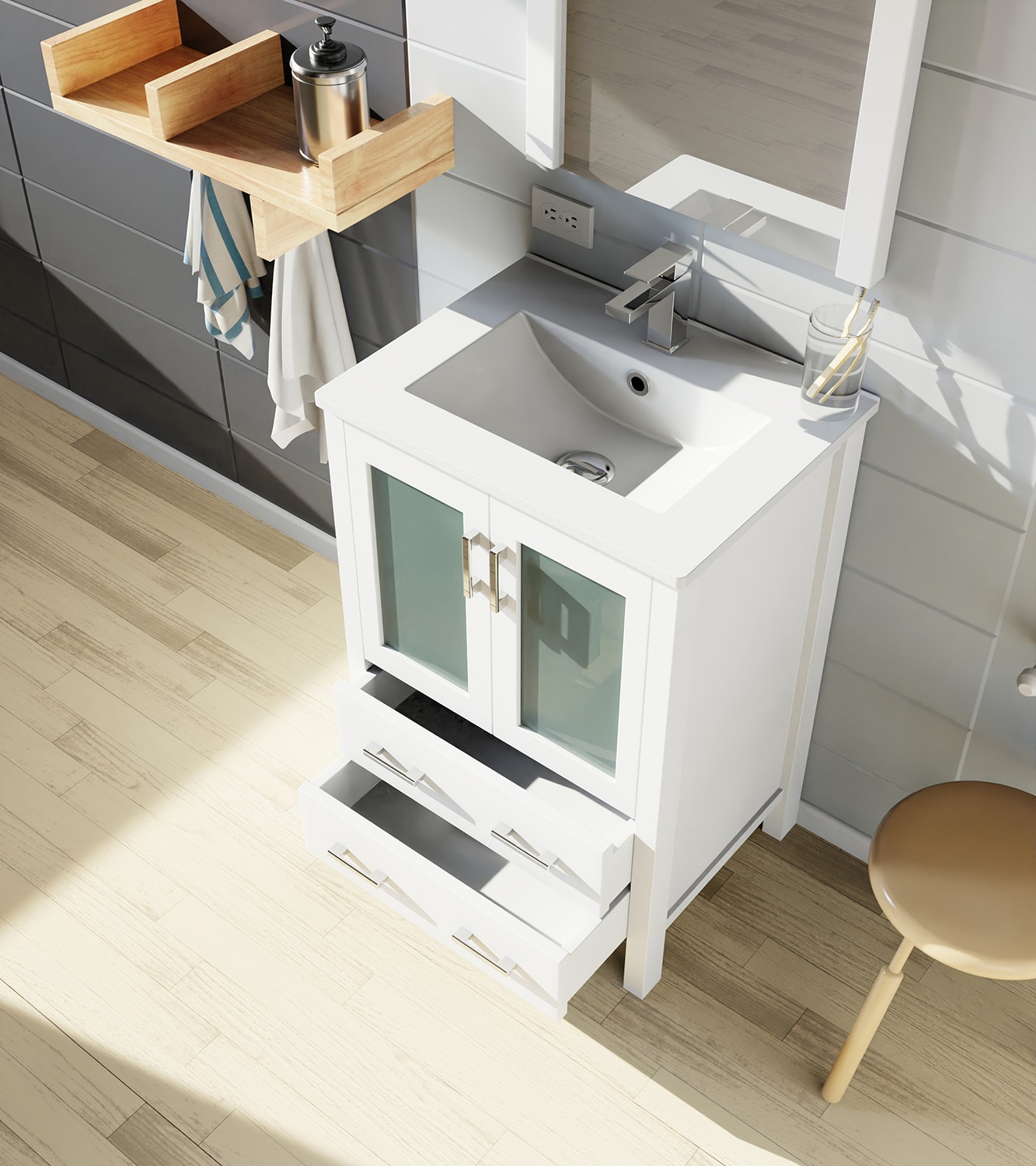Lexora LV341824SAES000 Bath-Vanity-Combo - View #13