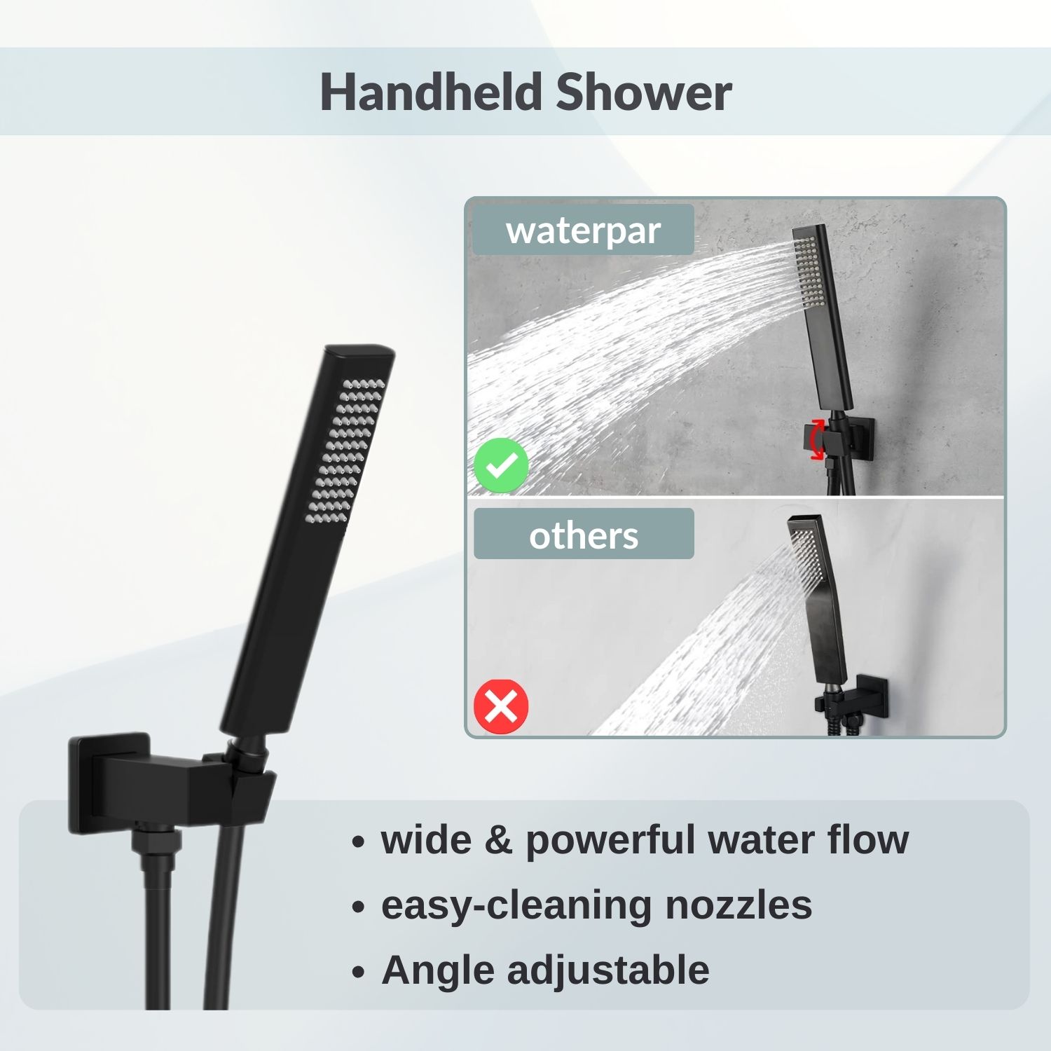 waterpar WPLO-SH77 Showerhead-Bar-Panels - View #5
