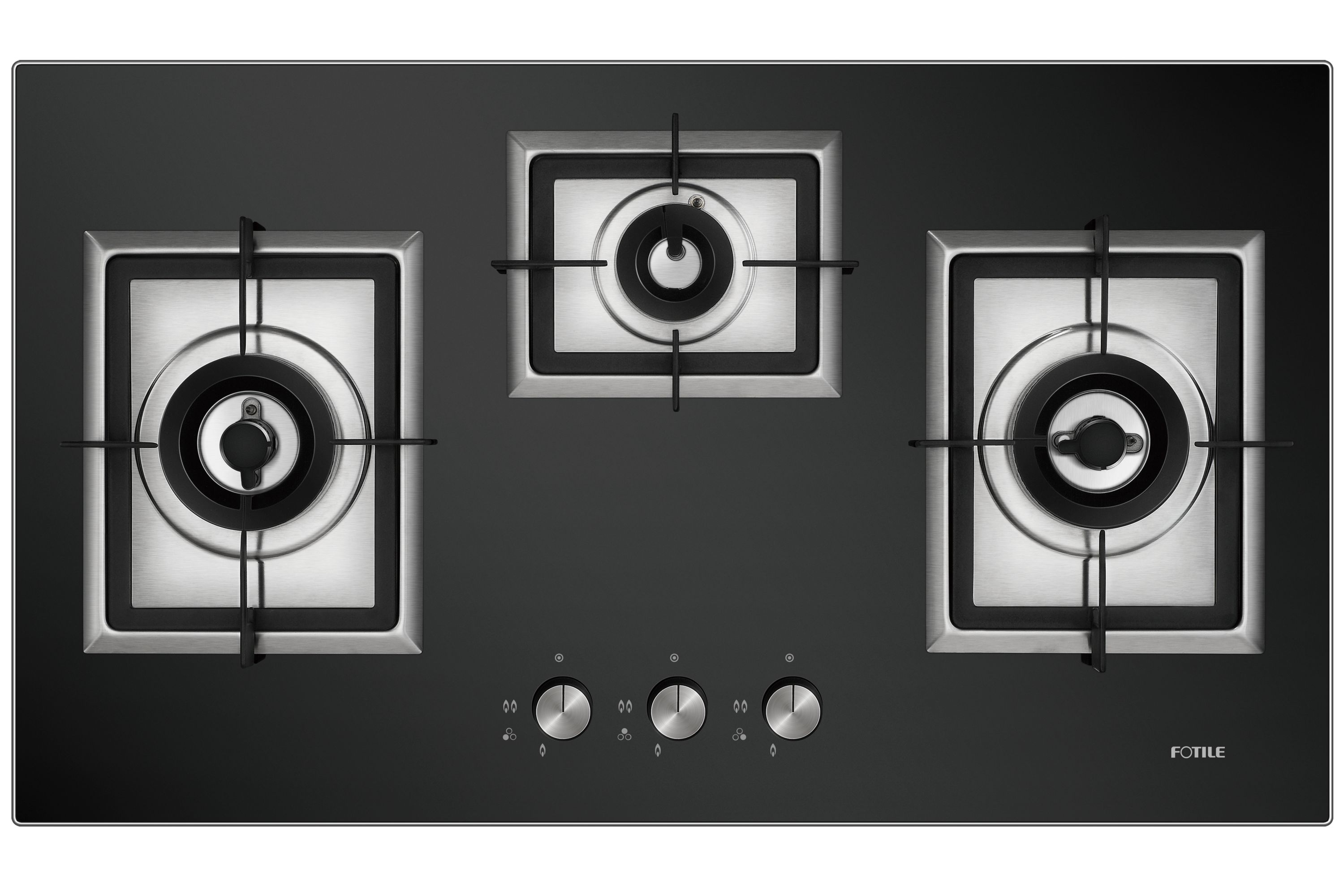 Fotile EPS Cooktop with 3 Burners - 34 - Black