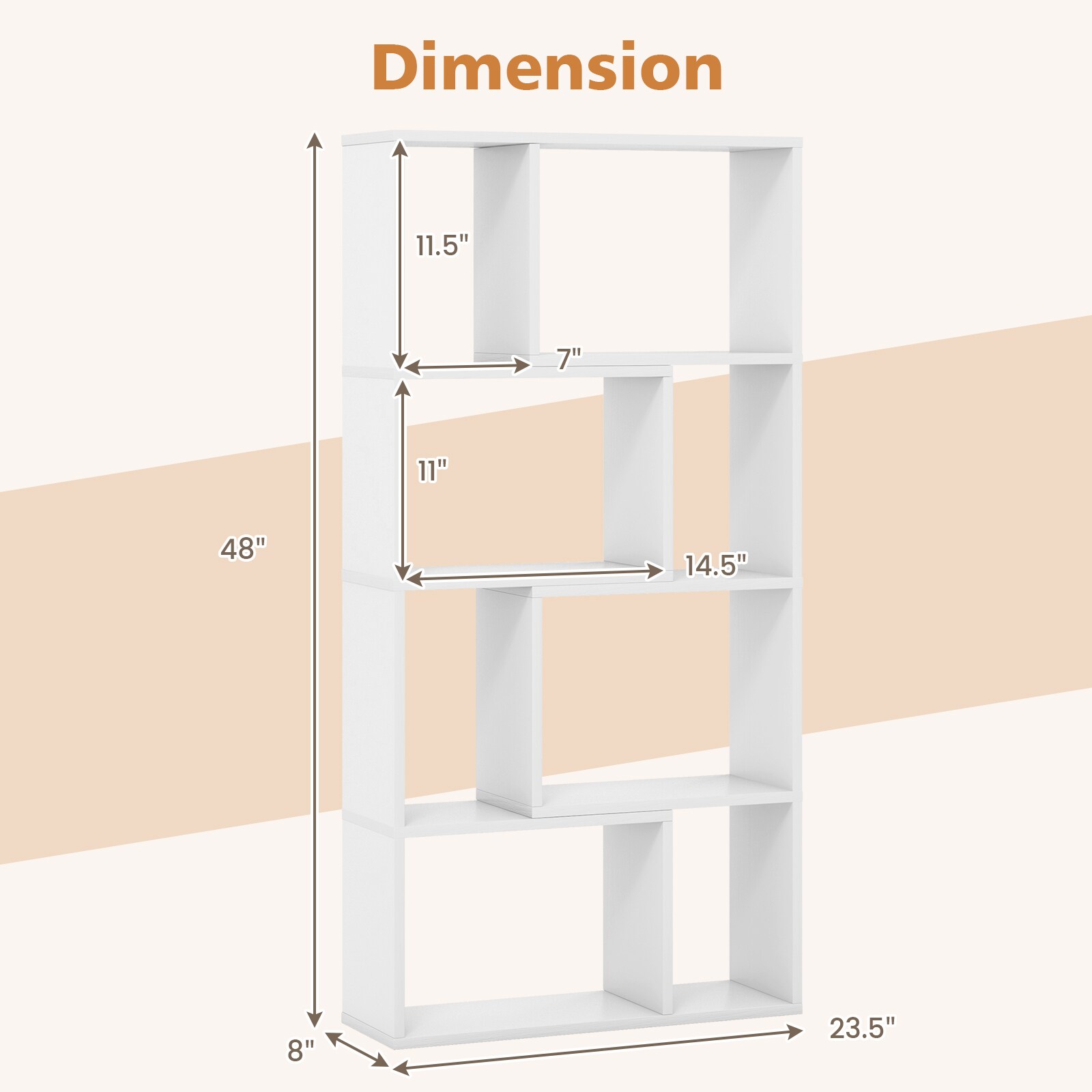 Slickblue D-CO-HW04601BC bookcases - View #4