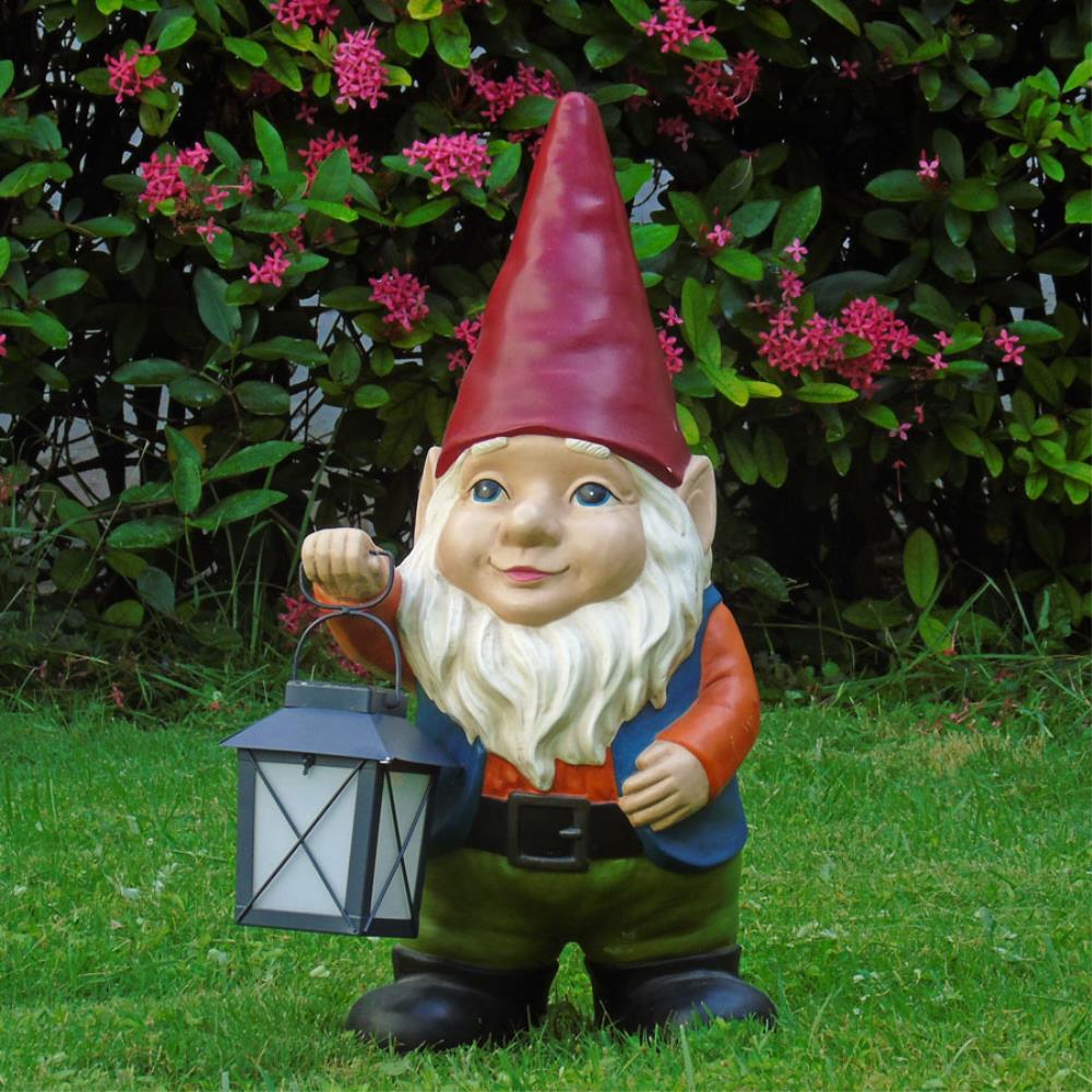 Garden Treasures 20-in H x 10.5-in W Multiple Colors/Finishes Gnome ...