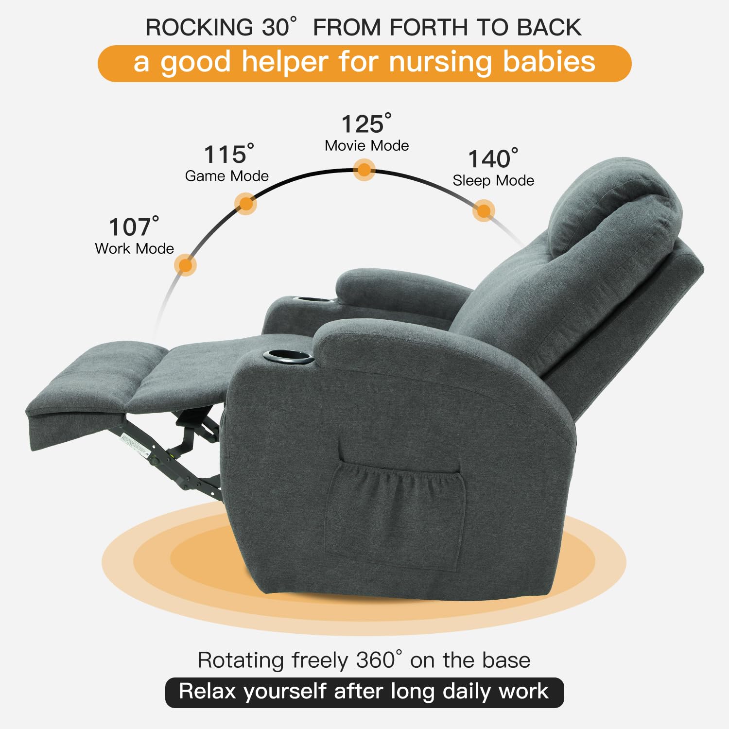 AECOJOY 13003UBU-LS01 recliners - View #5