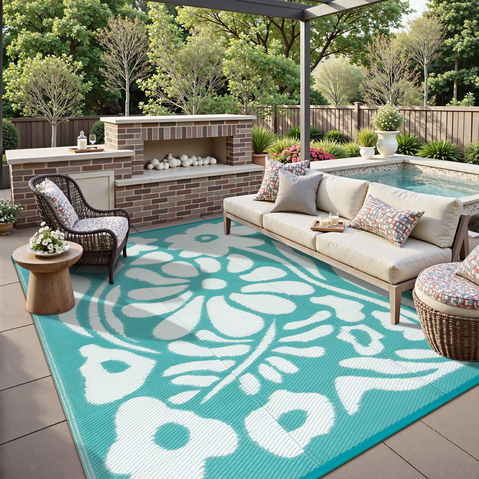 Lahome H240-733TLTYHD-5X8FT rugs - View #2