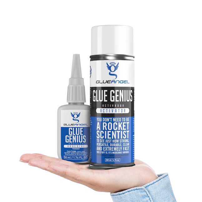 Glue Angel Glue Genius Super Glue and Activator Kit 8.45-fl oz