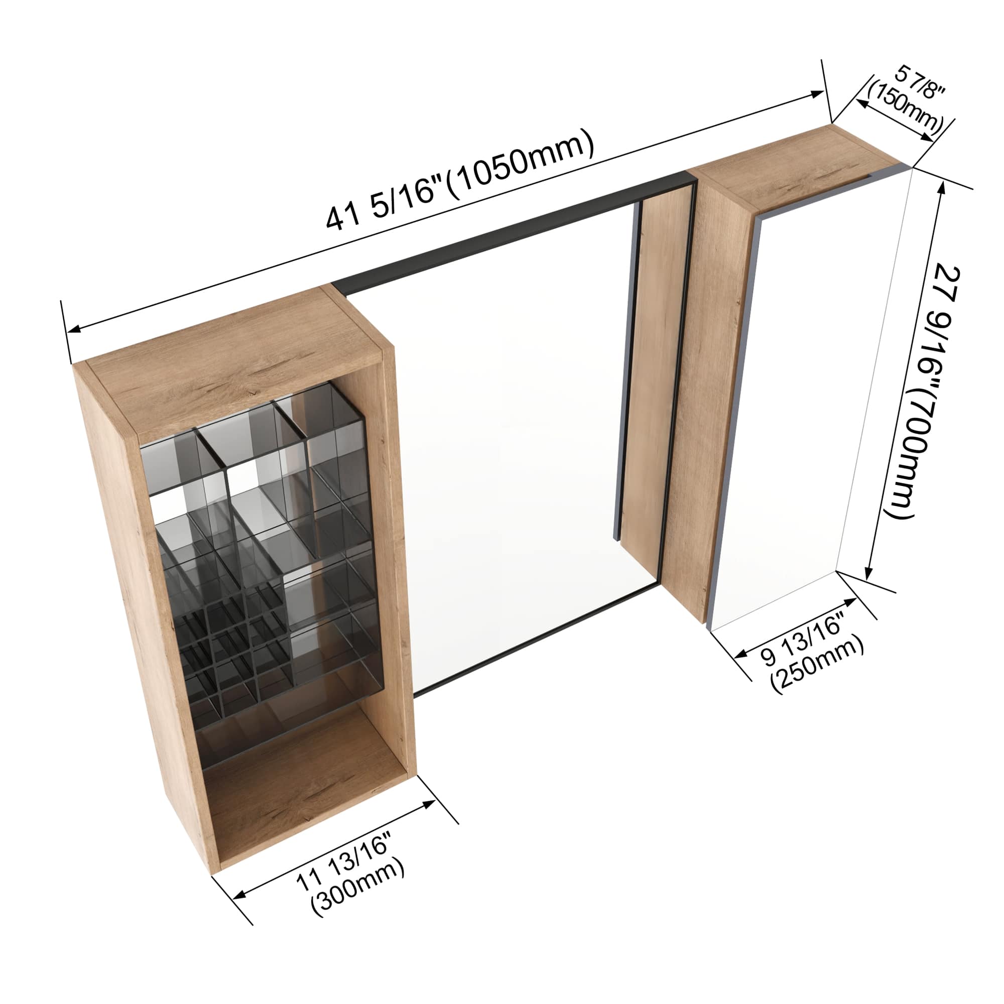 Roomfitters RF-W999S00562 Bathroom-Wall-Cabinets - View #3