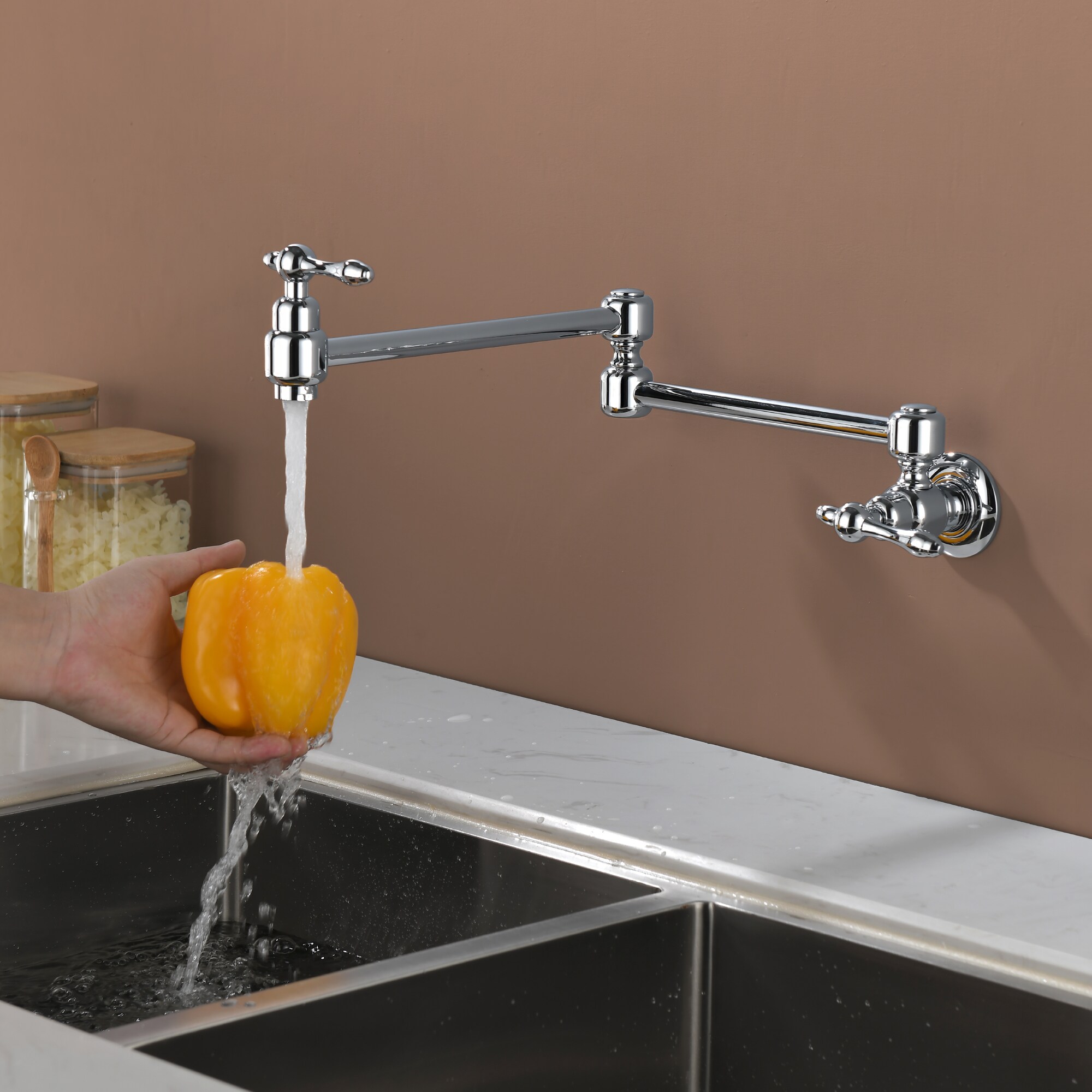 WELLFOR SMG-11009CP Kitchen-Faucets - View #3