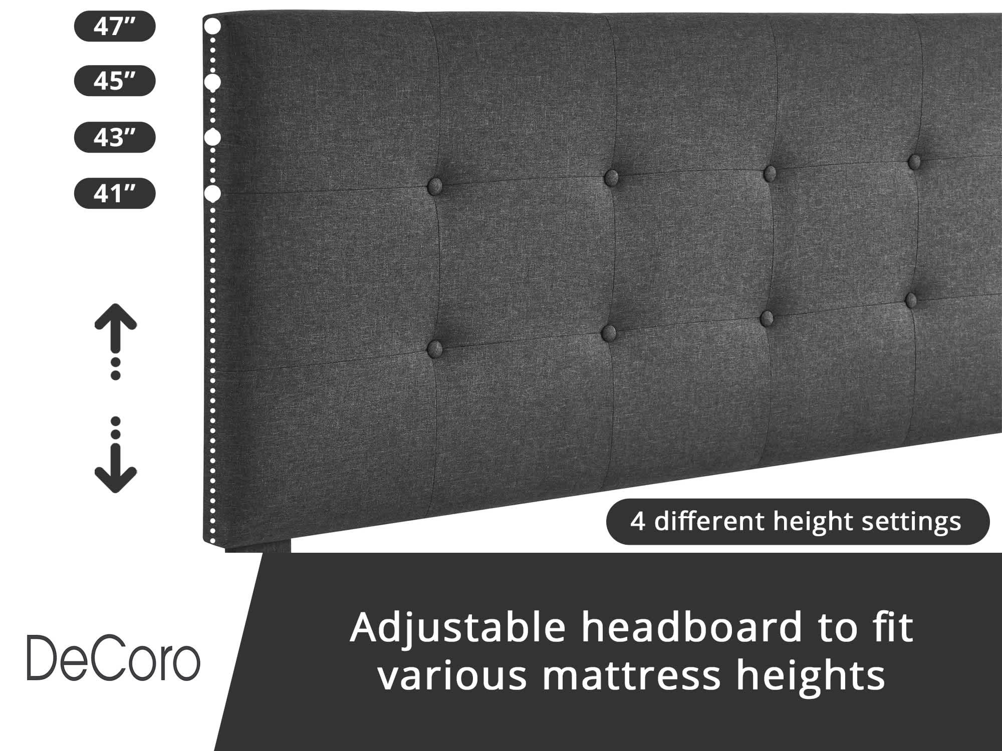 DeCoro 411248 Upholstered-Headboards - View #6