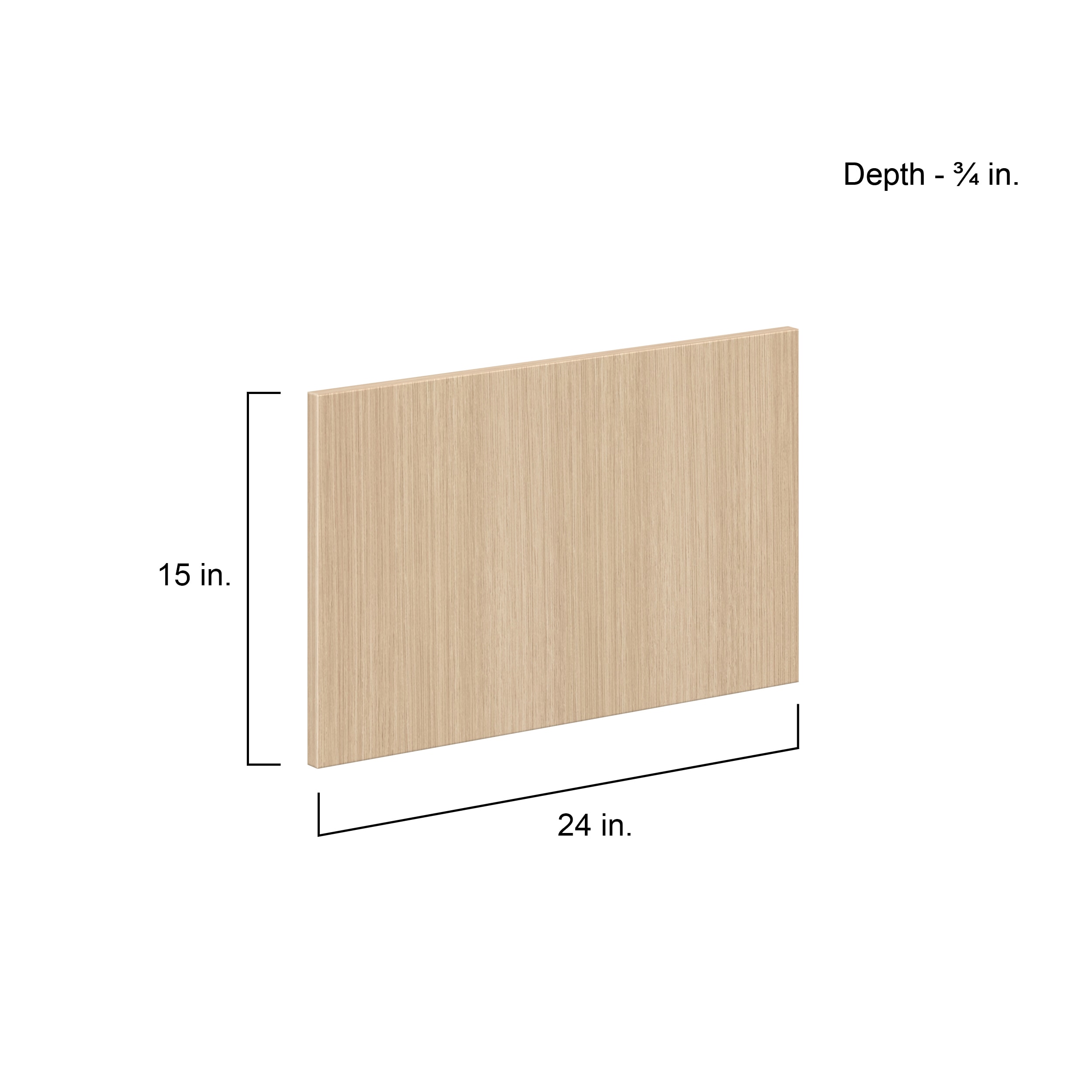 Hugo&Borg DSDF2415-WI Kitchen-Cabinet-Doors - View #4