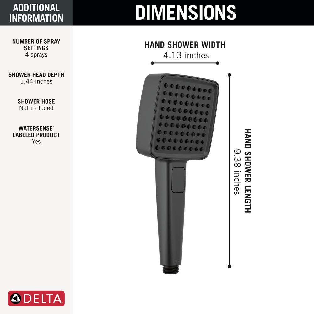 Delta 59914-BL Fixed-Showerhead - View #3