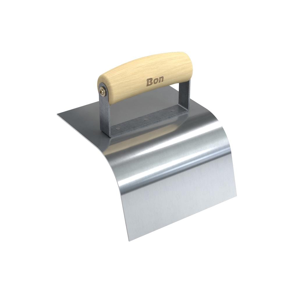 Bon Tool 12-413 6-Inches x 5-Inches Stainless steel Concrete Edger with 3.5-Inches Radius