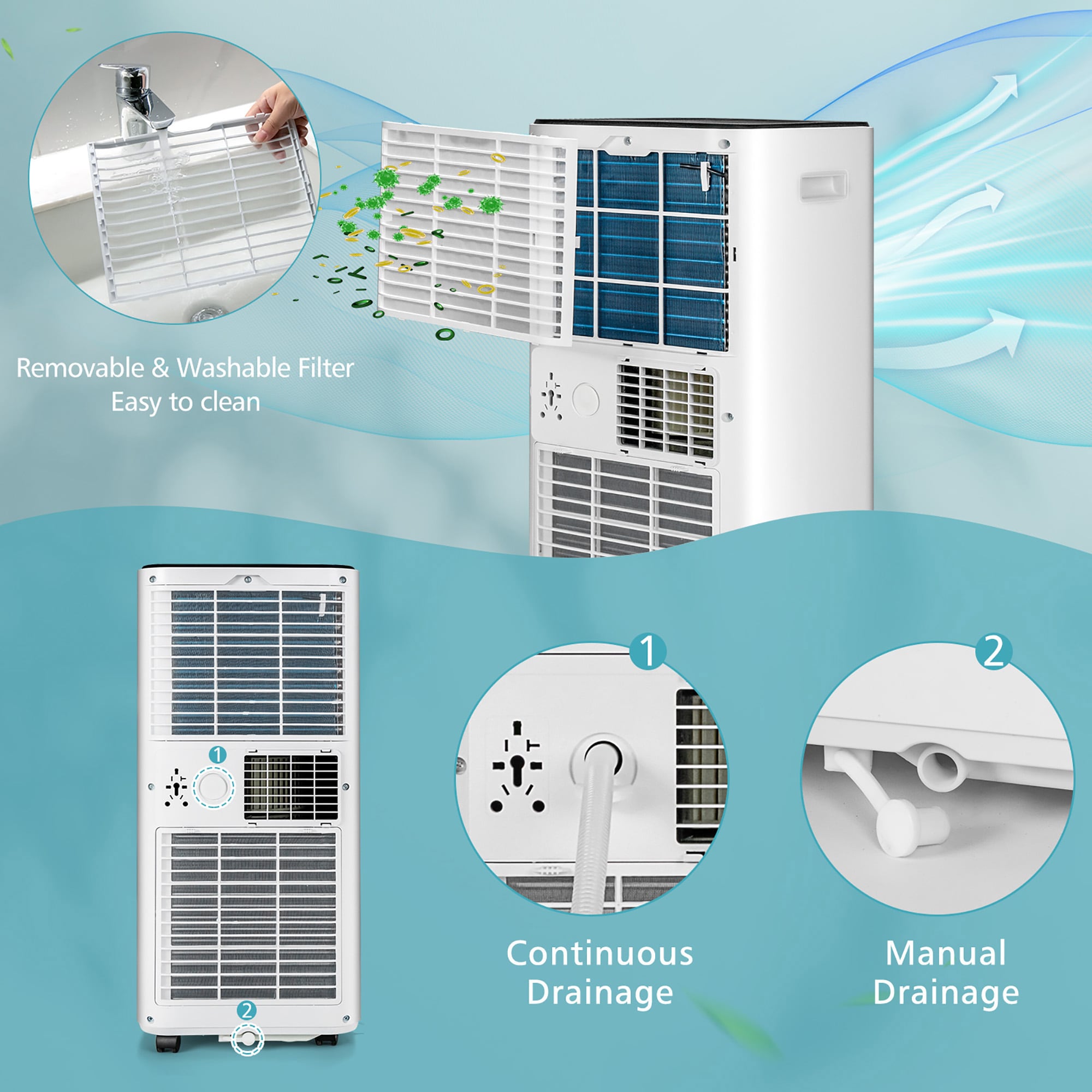 Costway LWS00216 Portable-Air-Conditioners - View #9