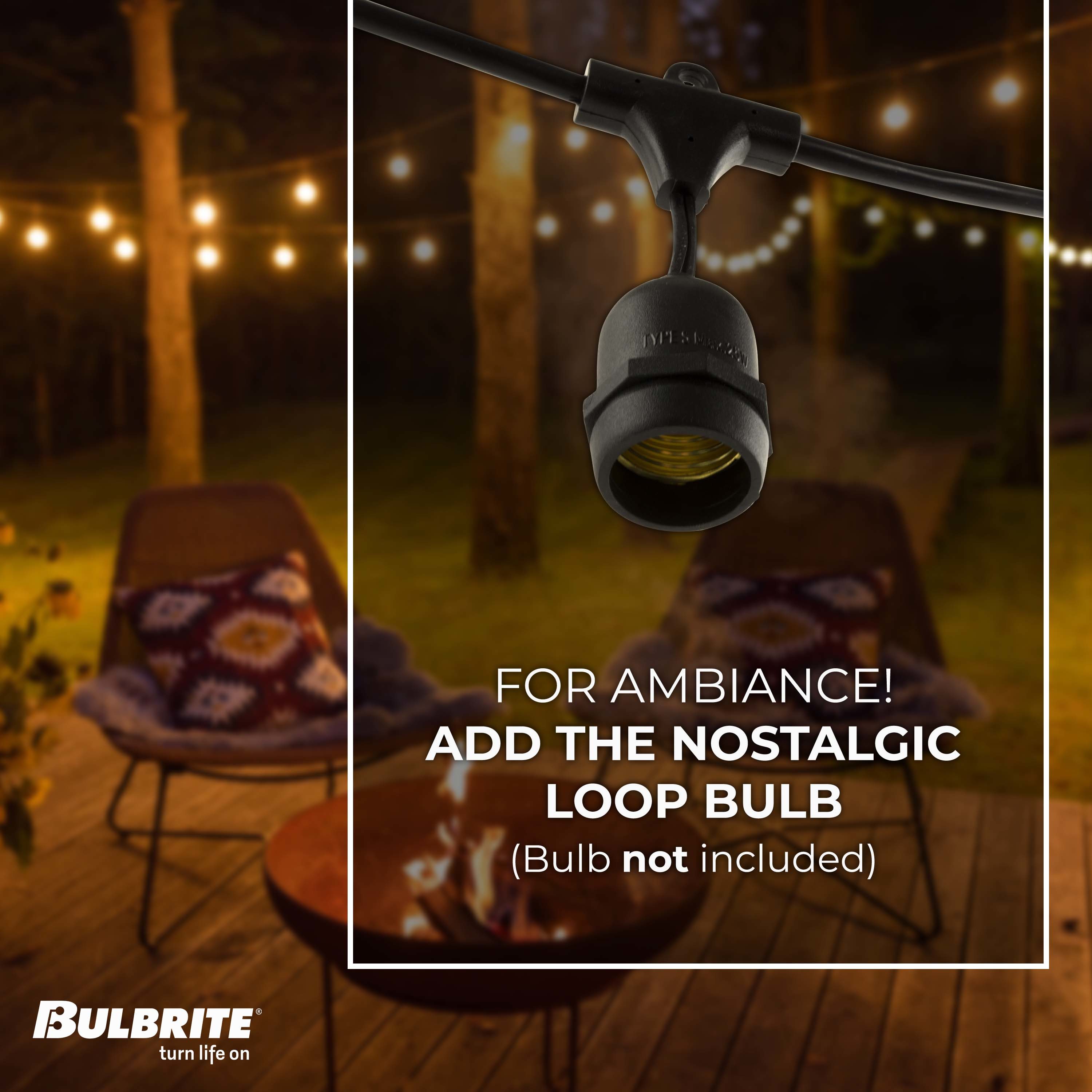 Bulbrite 812300 Patio-String-Lights - View #3