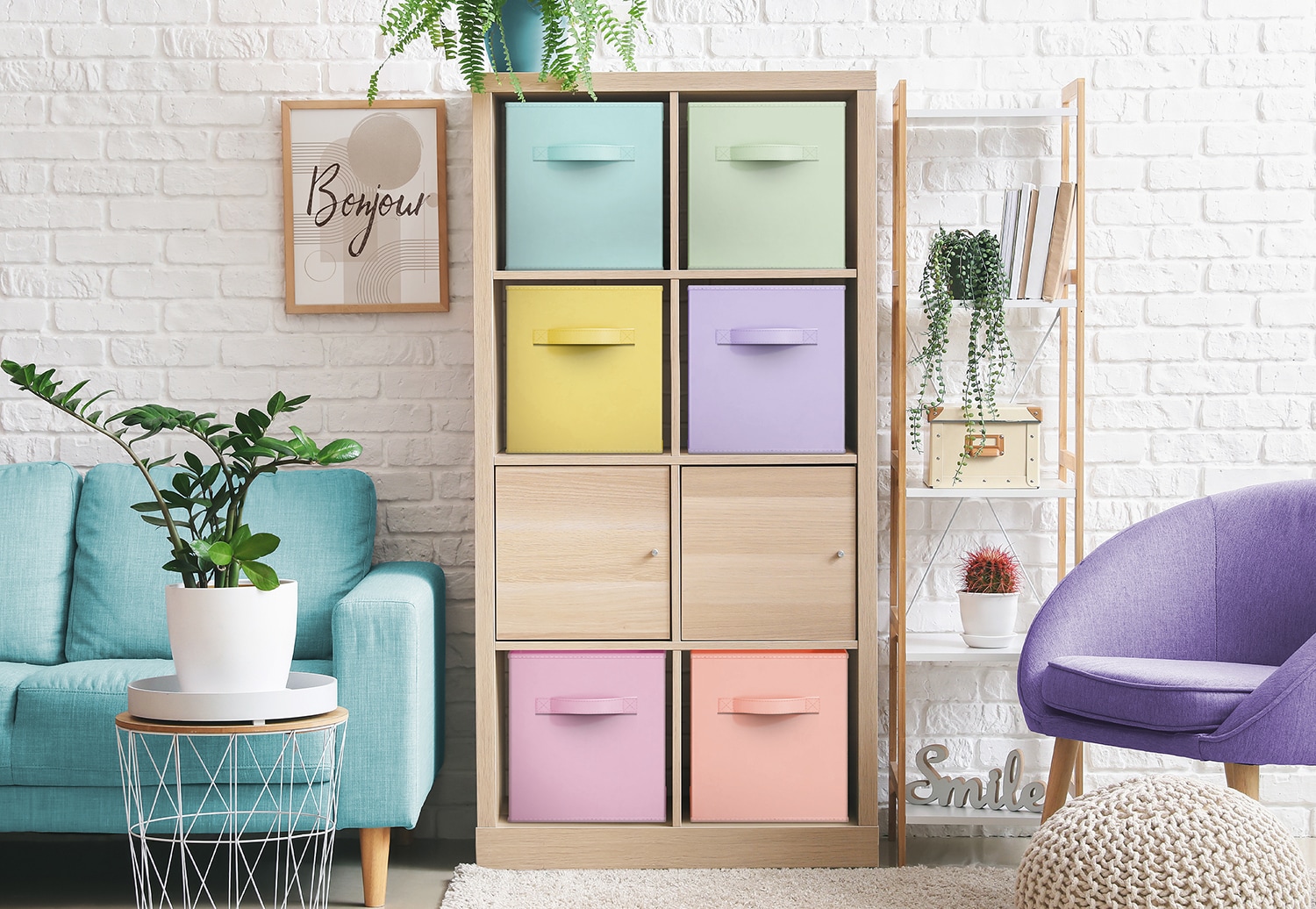 SORBUS 192405352010 Laminate-Storage-Cubes - View #3