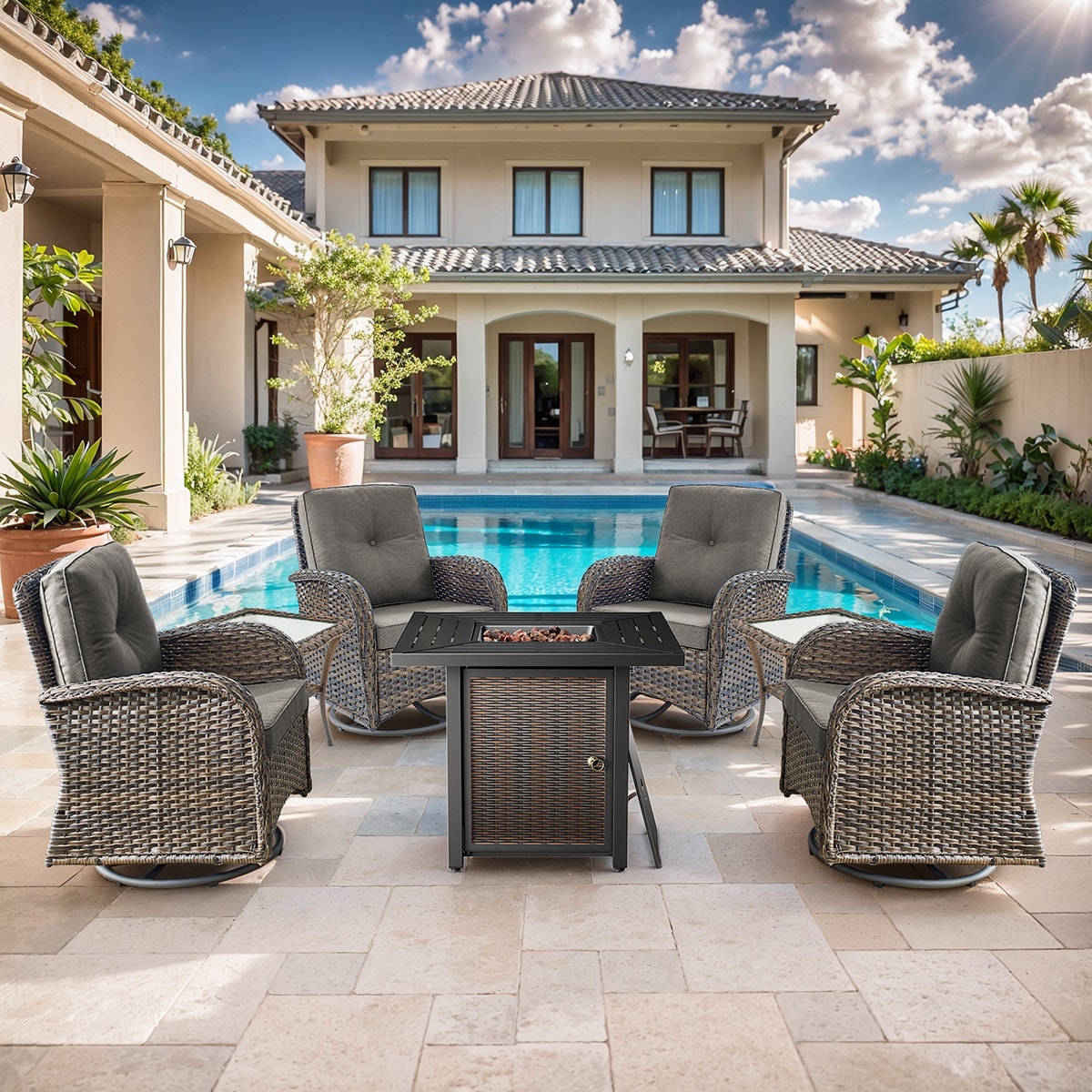 Rilyson FS085X2001-3 Patio-Conversation-Sets - View #2