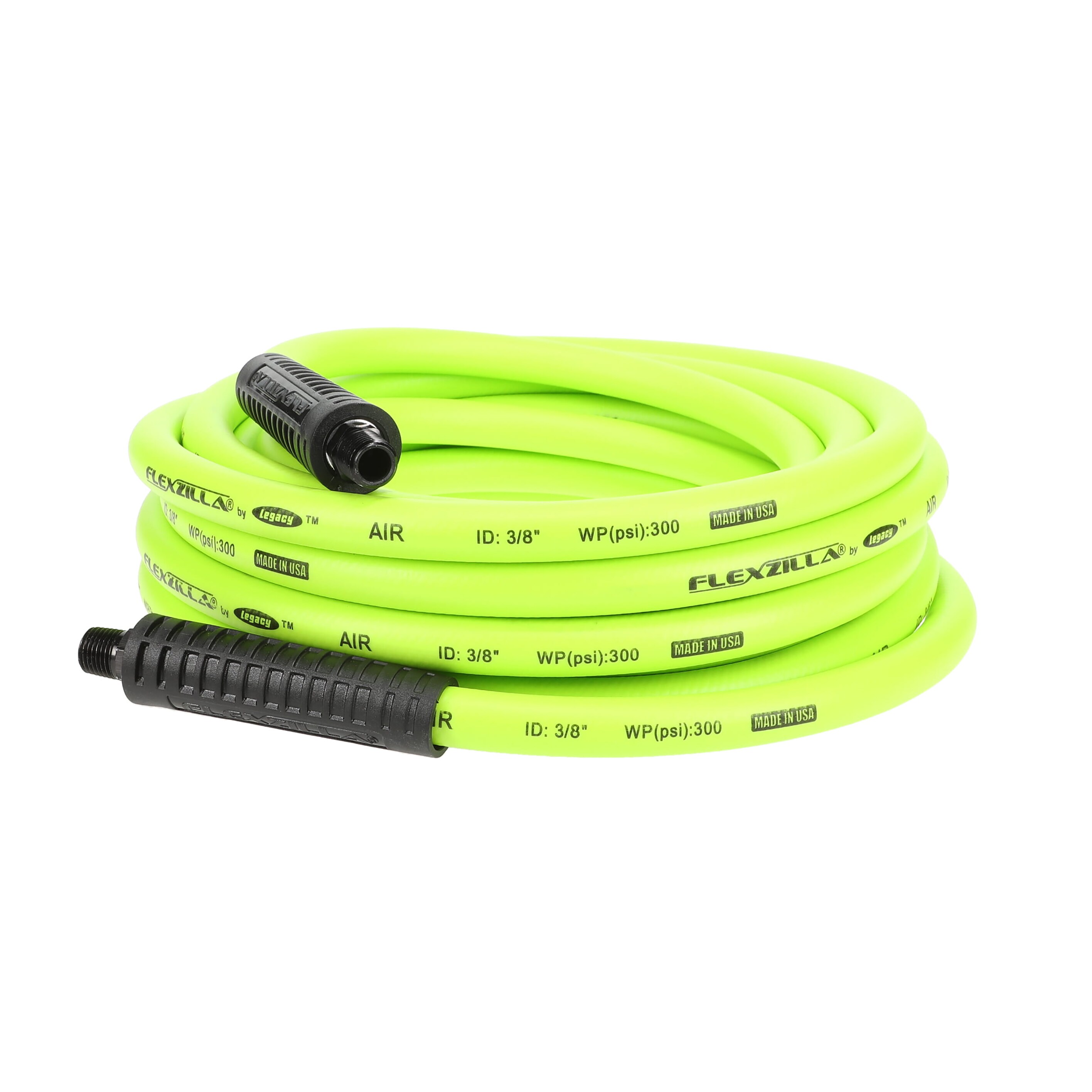 Flexzilla Air Hose, 3/8-in x 25-ft, 1/4-in Mnpt Fittings in the 
