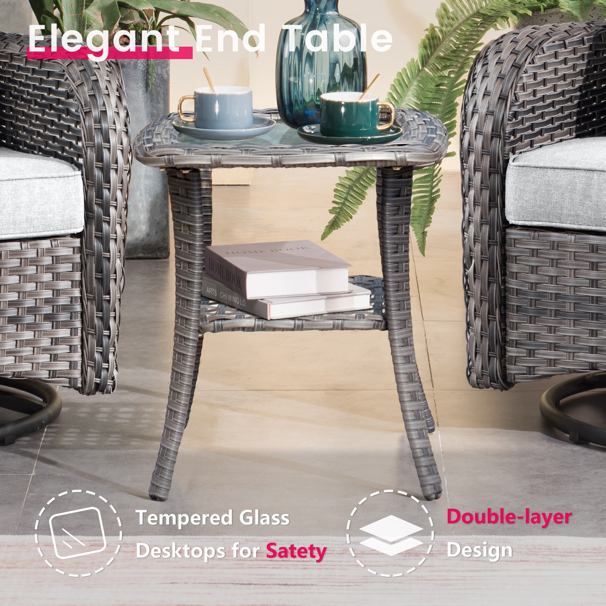 weaxty HMBCFP03NYZGNTC406 Patio-Conversation-Sets - View #7