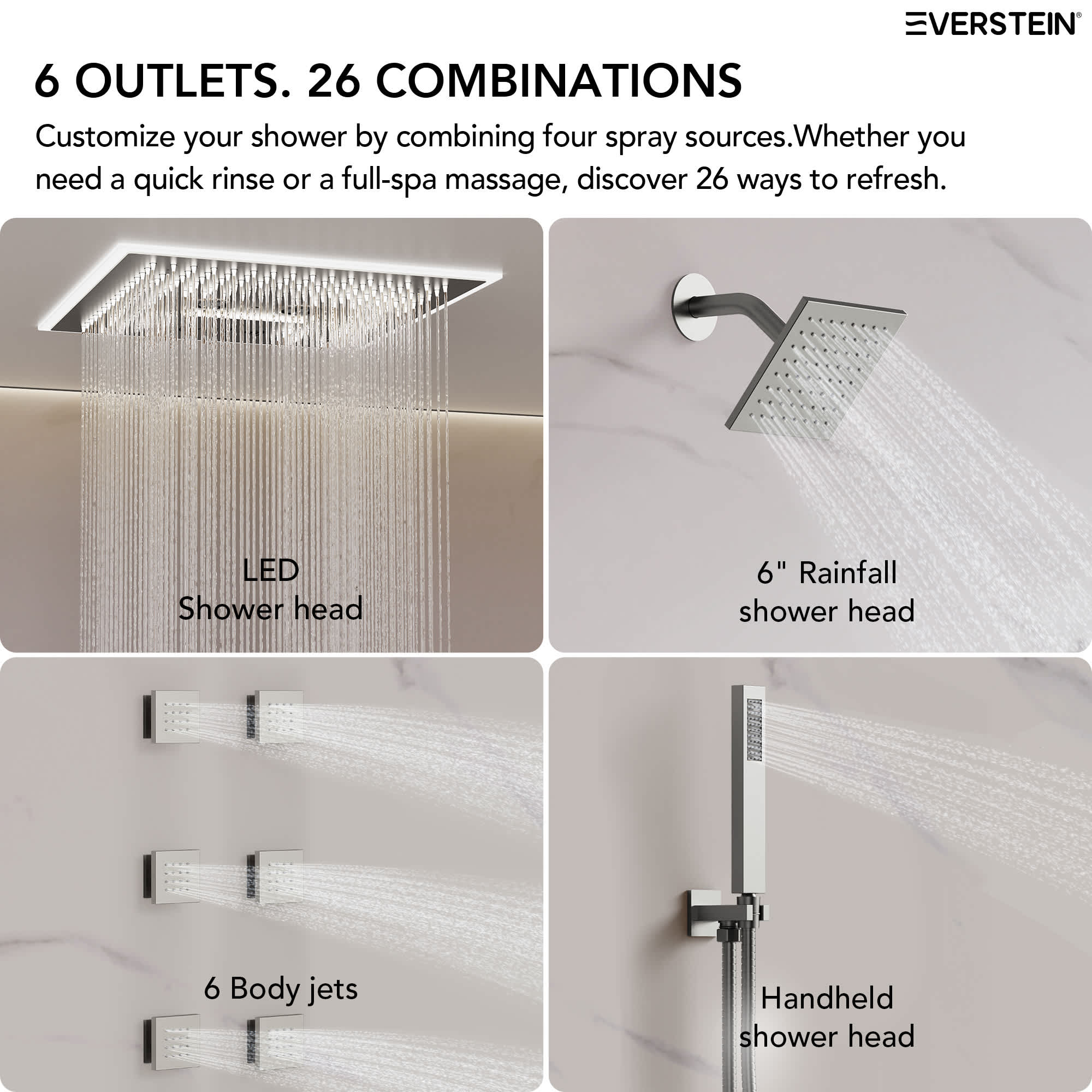 EVERSTEIN SFS-1049-NK16 Tub-Shower-Faucets - View #4