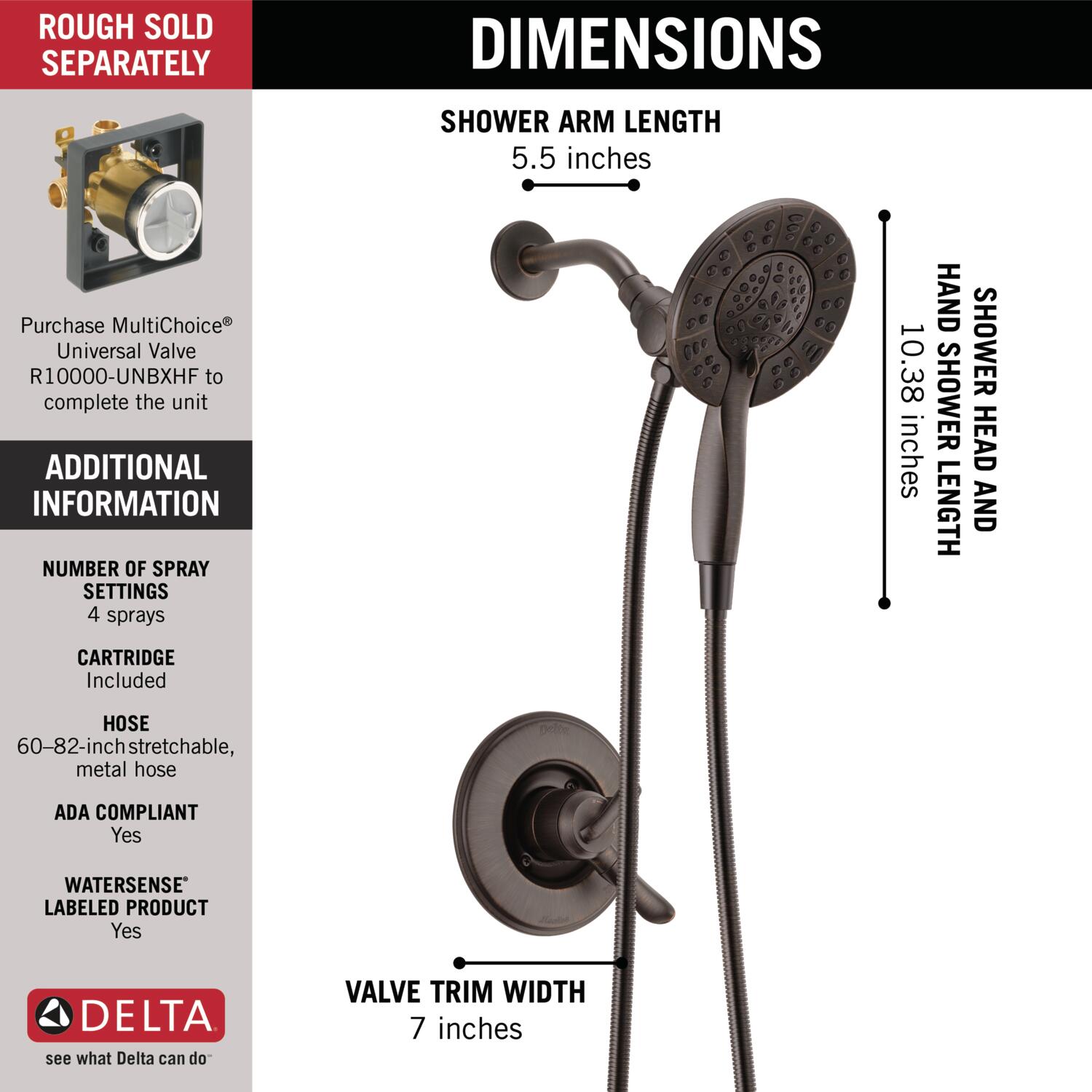 T17294-RB-I Tub-Shower-Faucets - View #3