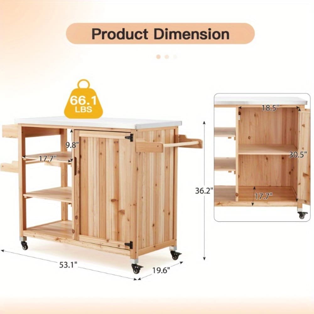 U-HOMY XZ-66MS-OT Kitchen-Furniture - View #3