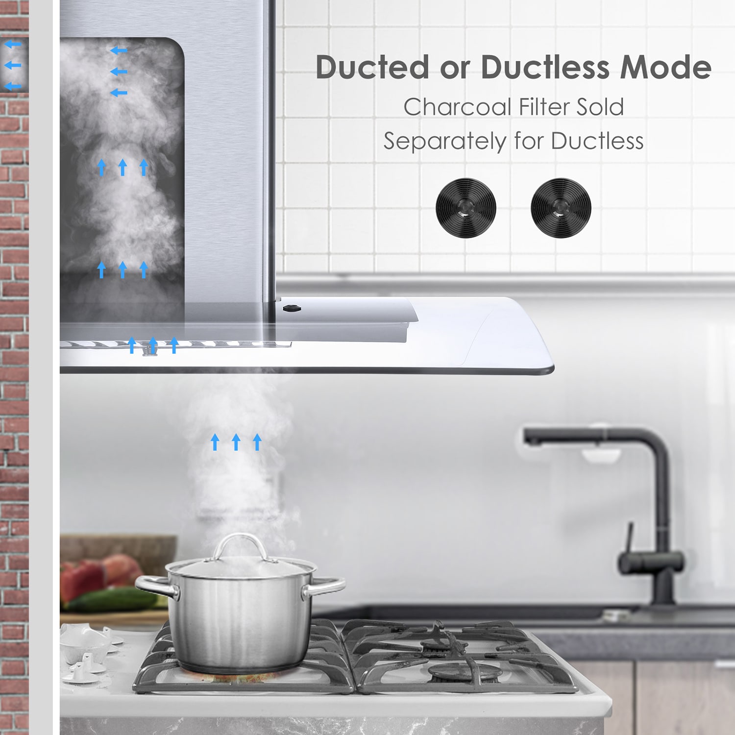Damerin T11246 Wall-Mounted-Range-Hoods - View #8
