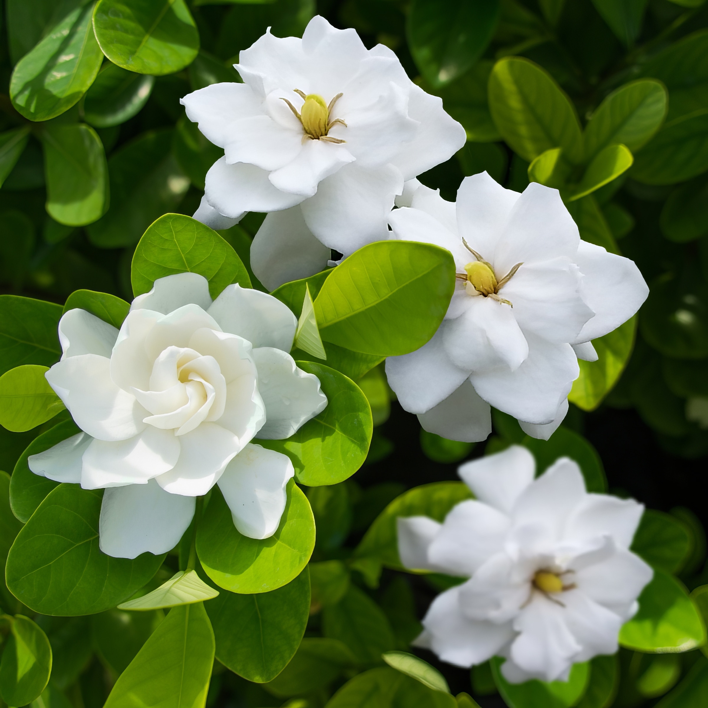 National Plant Network LW1734 White Gardenia in 4-in Pot 3-Pack