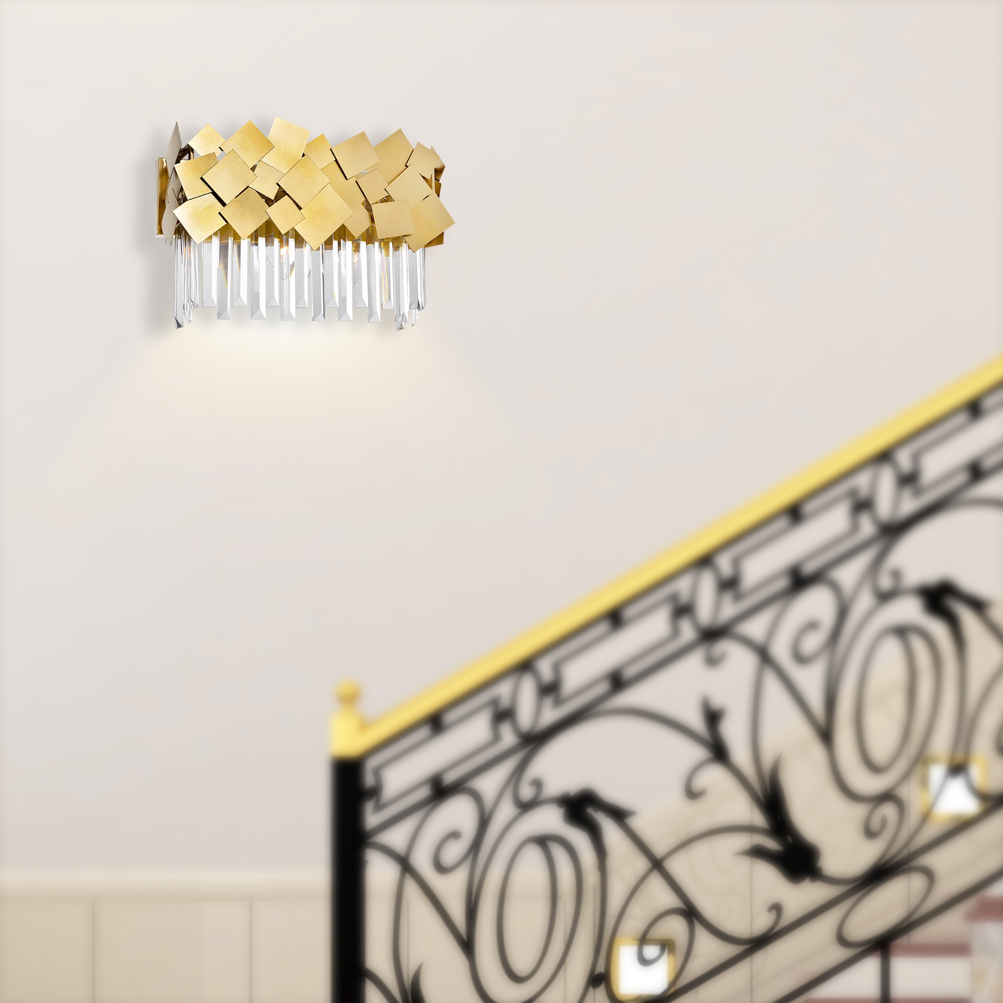 CWI Lighting 1100W18-3-169 Panache 6-in 3 -Light Gold Modern/contemporary Vanity light