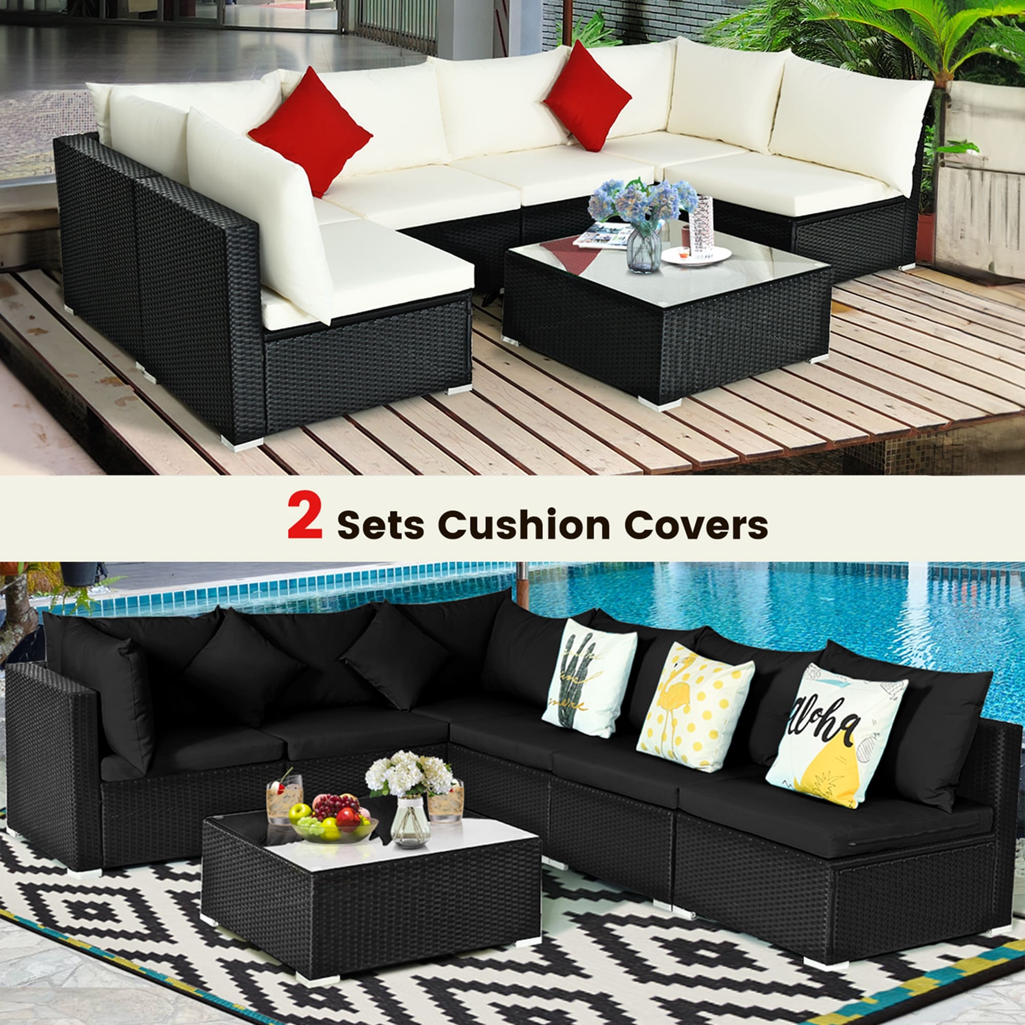 Costway HW70659WB+ Patio-Conversation-Sets - View #3