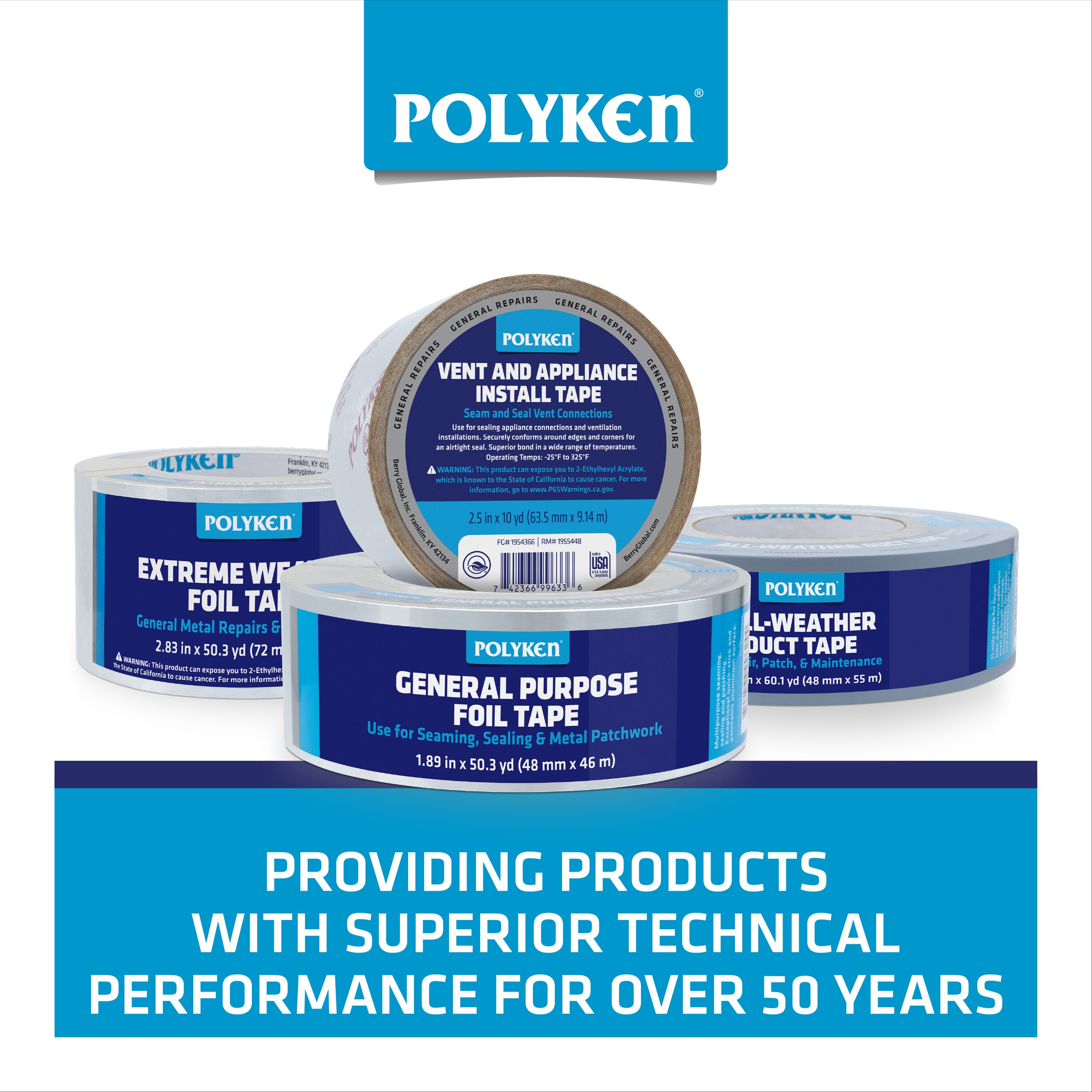 POLYKEN 1954681 Hvac-Tape - View #11