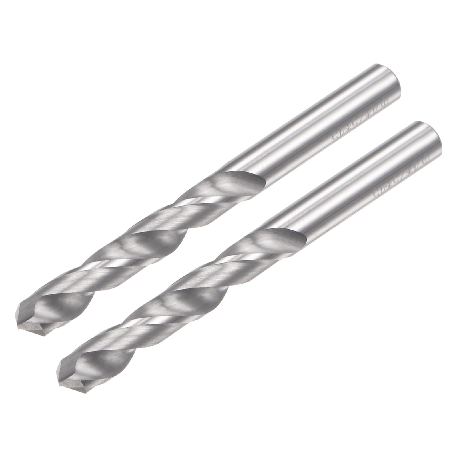 Unique Bargains Solid Carbide Drill Bits 4mm C2/K20 Tungsten Carbide Jobber Drill Bits Straight Shank Drilling Tool for Stainless Steel Aluminum Iron Metal Plastic 2pcs #S26030300UX2105