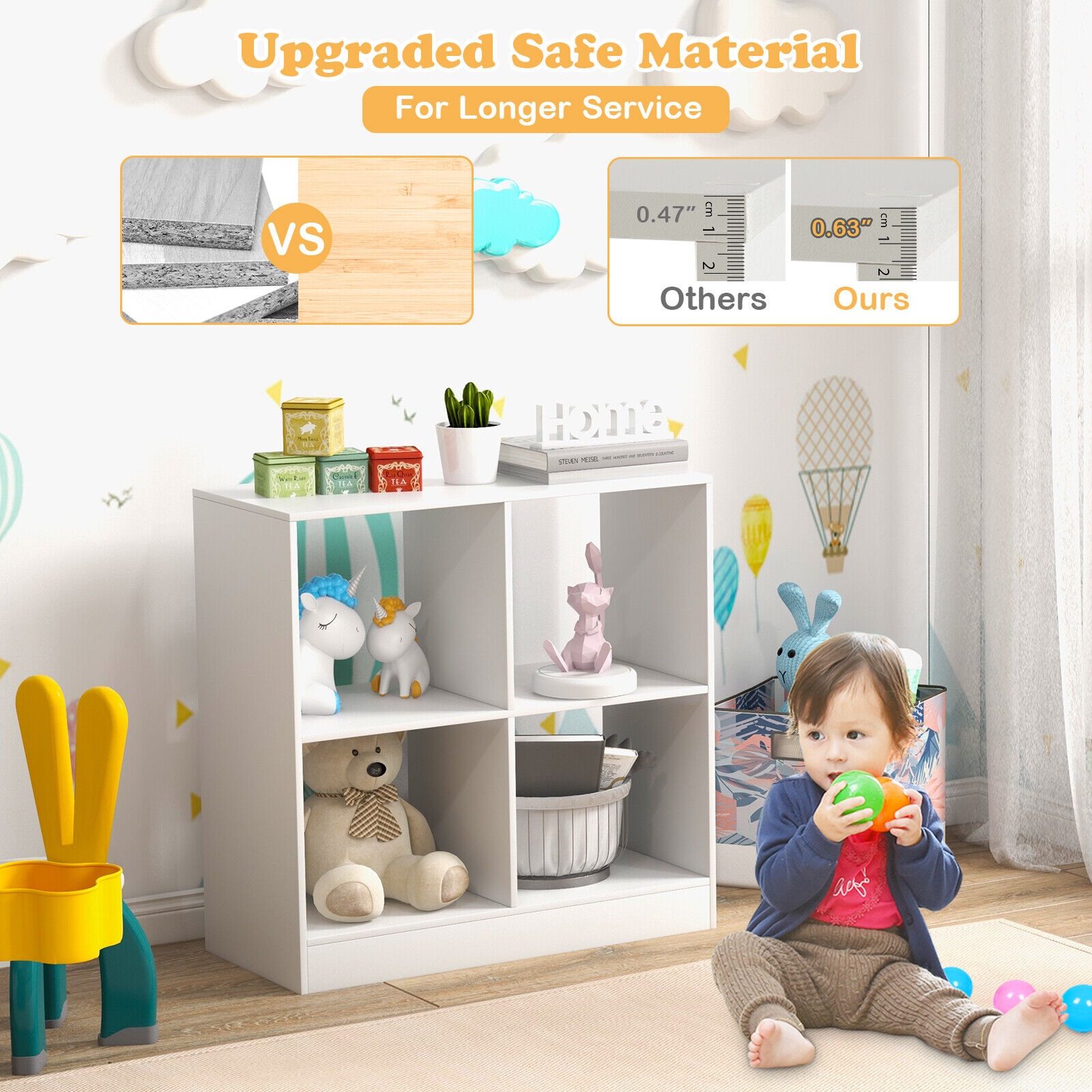 Slickblue D-CO-HW34401BC Kids-Bookcases - View #6