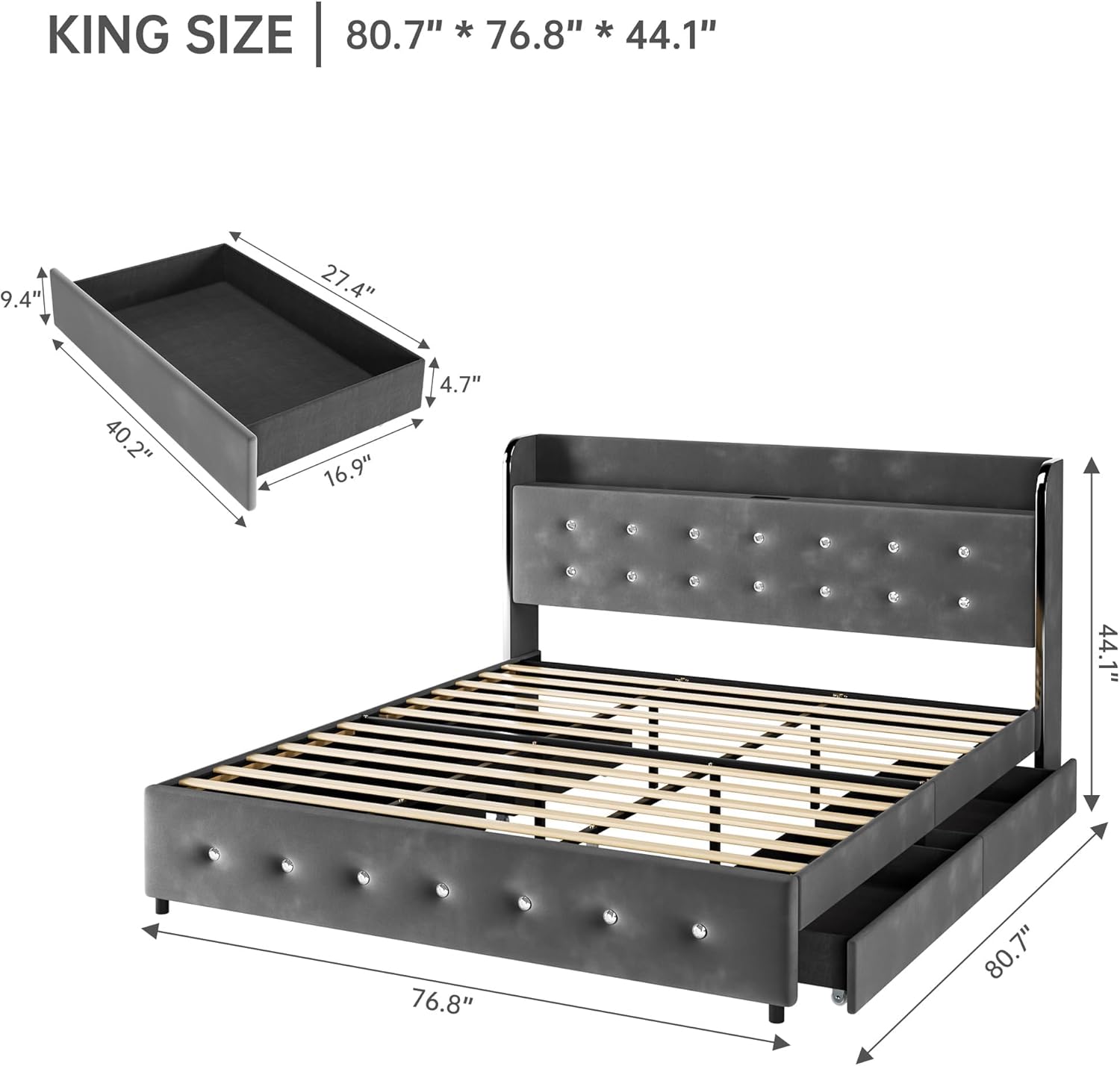 Qeetex LHF-BED-PHO-15H1PIX0 beds - View #2