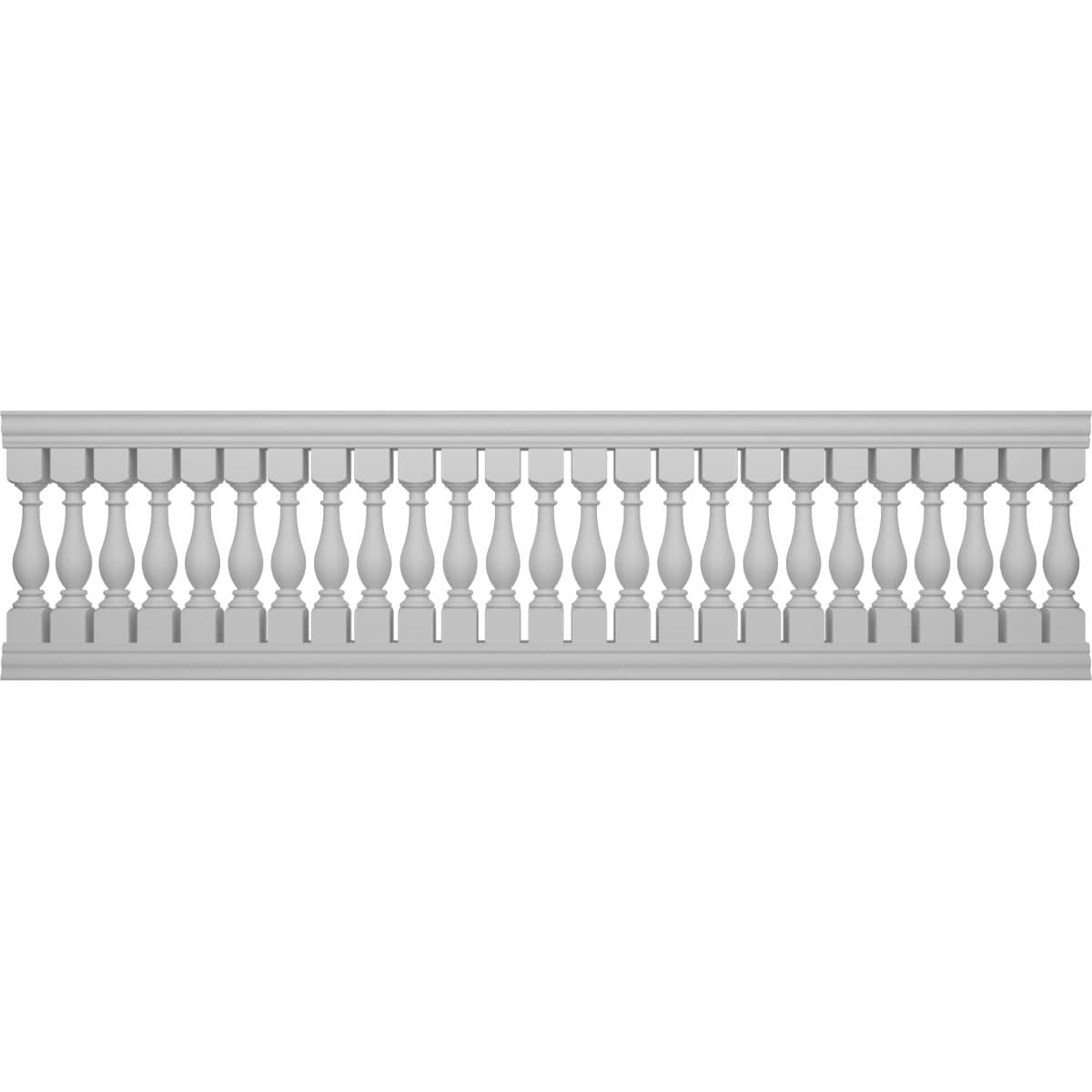 Ekena Millwork BALK42X156LGA FiberThane 13-Feet x 42-Inches Legacy Fiberglass Deck Rail Kit